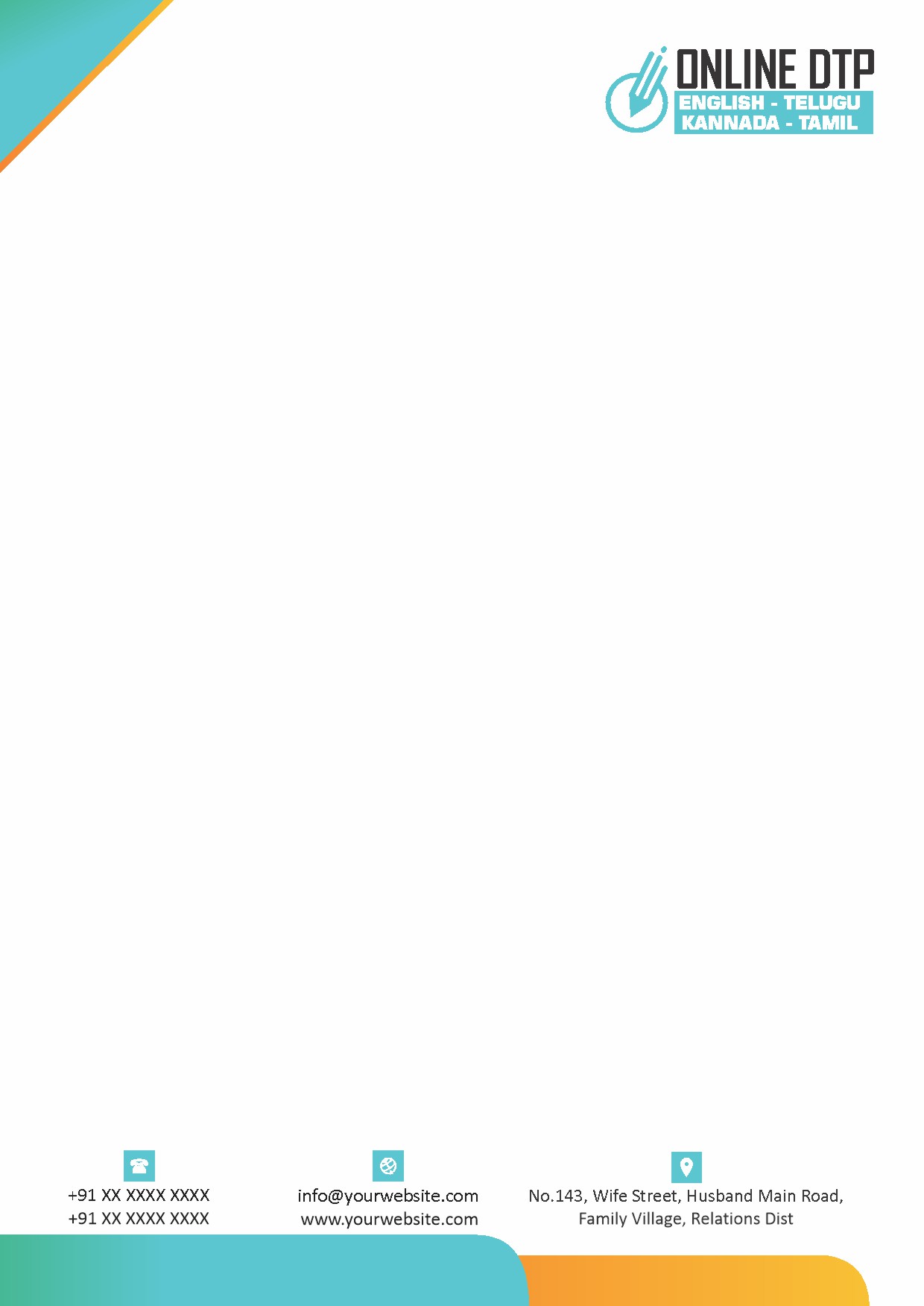 Creative Professional Letterhead Design 213