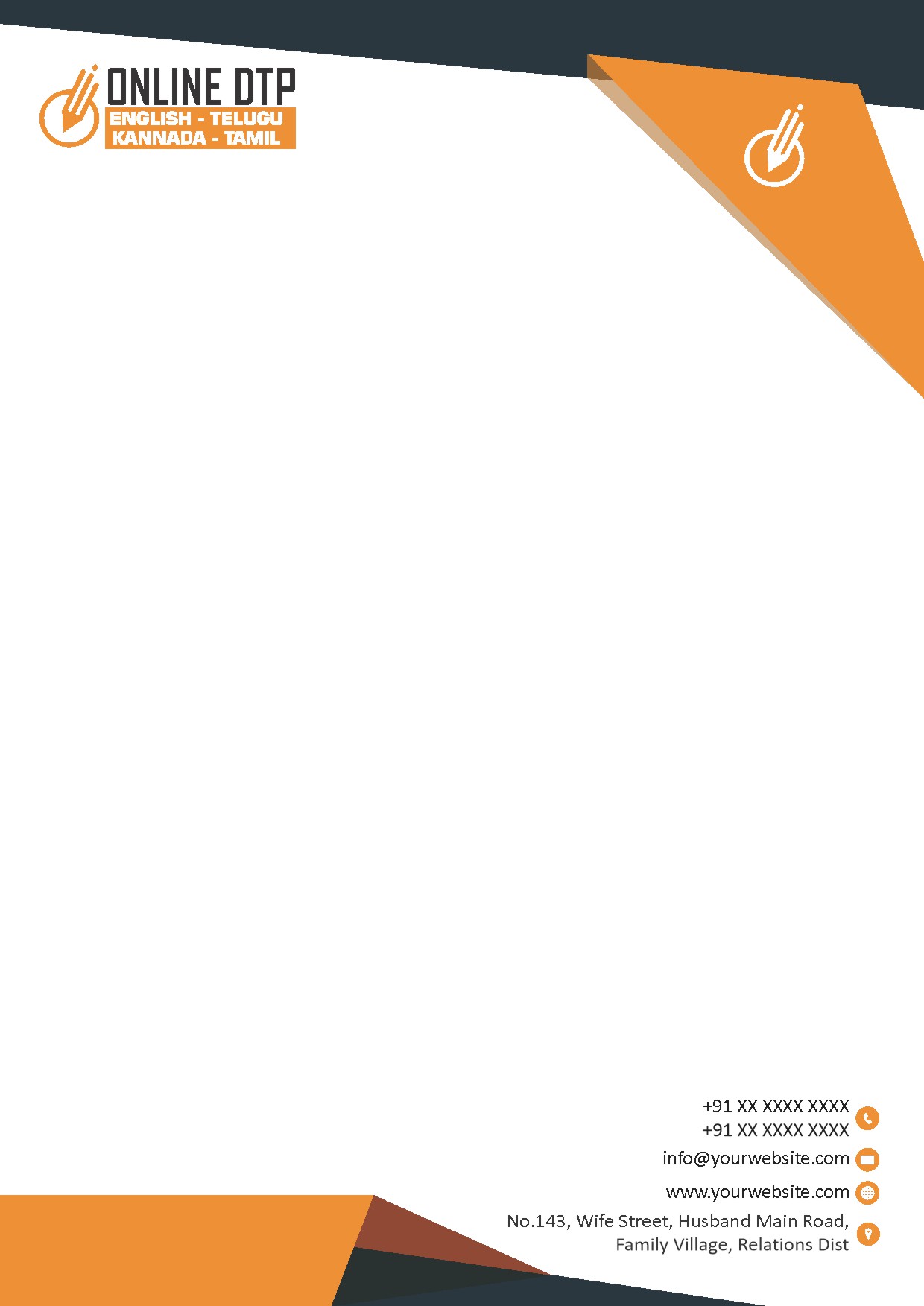 Creative Professional Letterhead Design 228