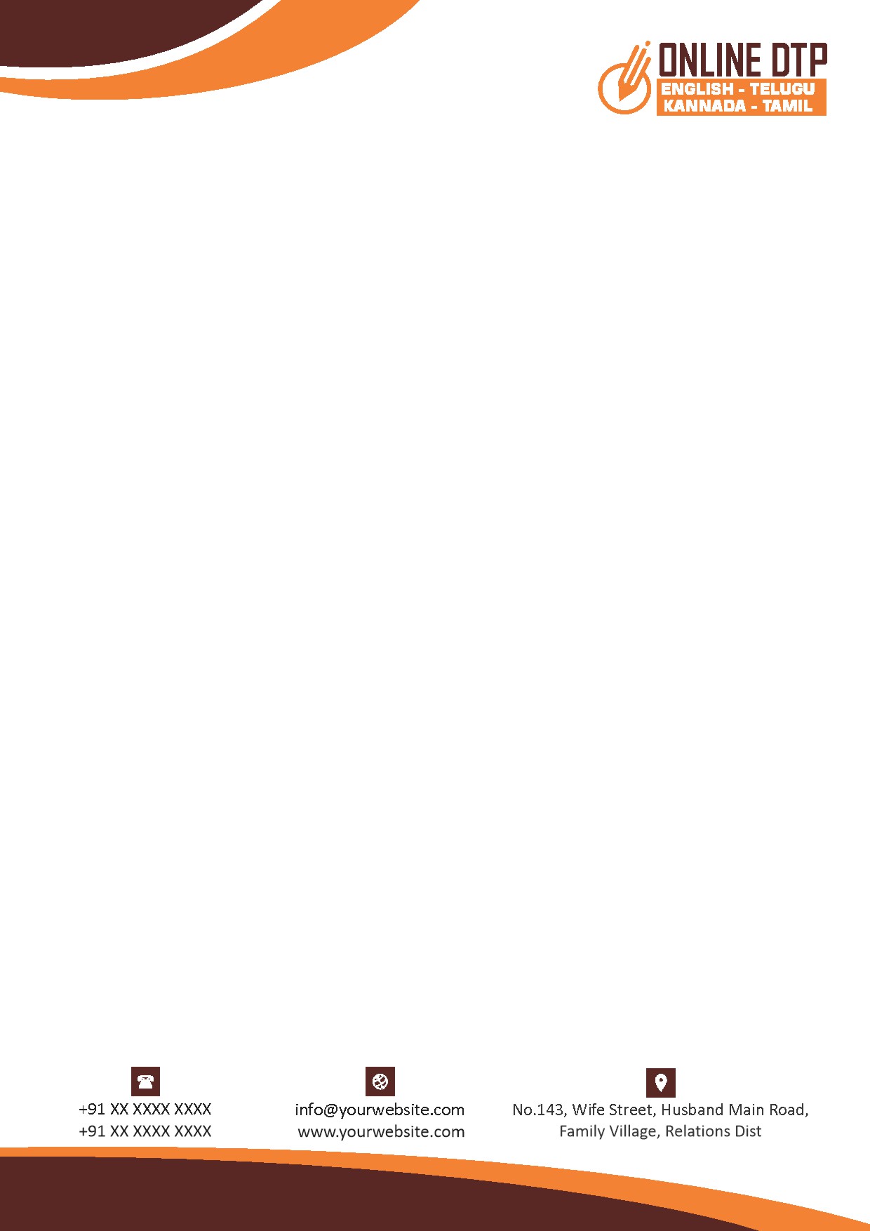 Classic Office Letterhead Design 230