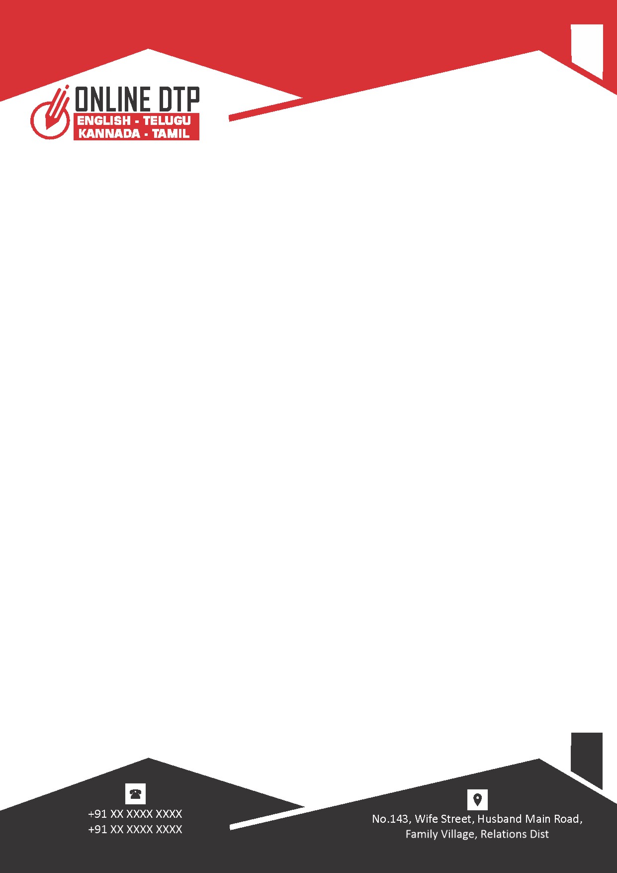 Classic Office Letterhead Design 235
