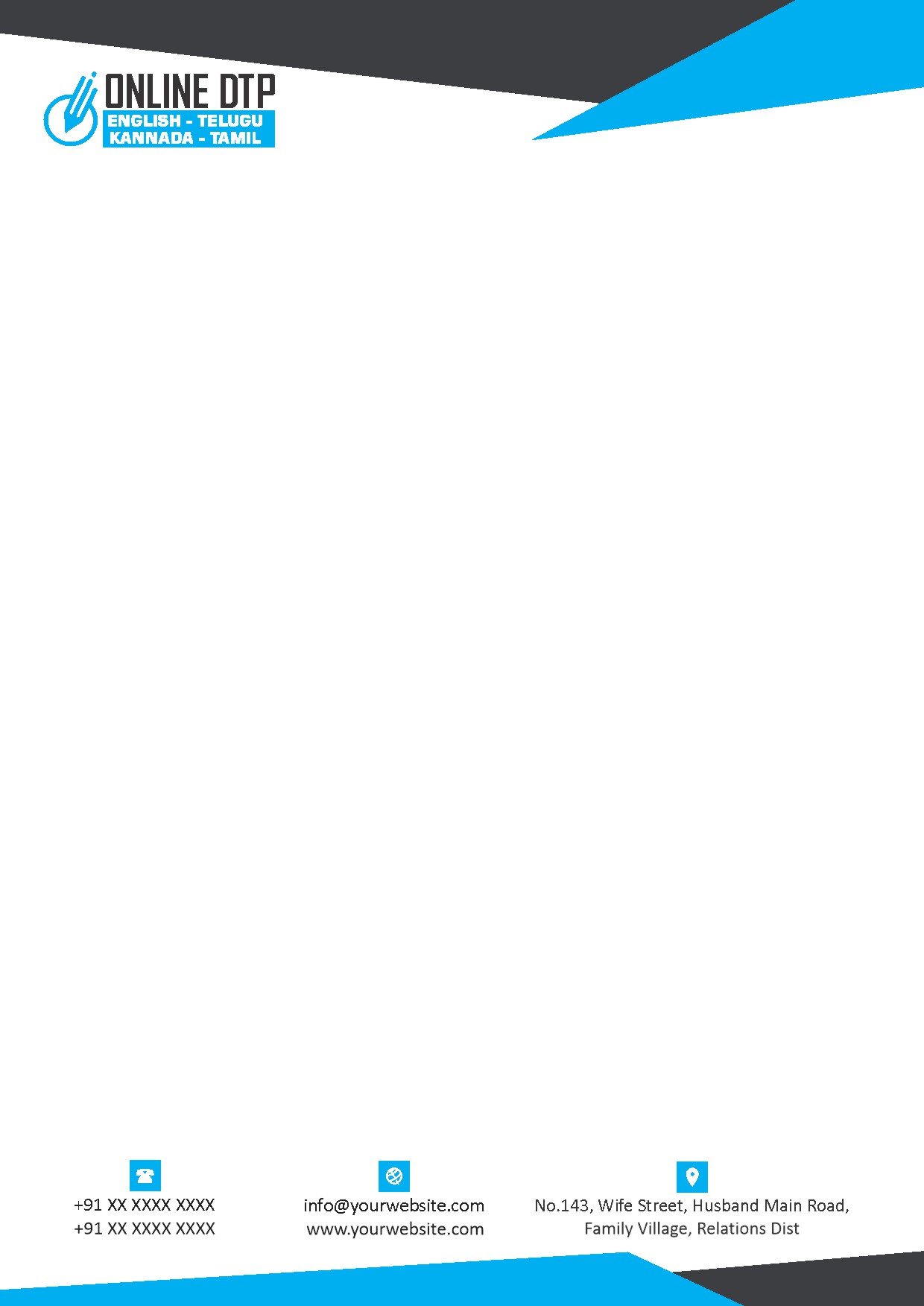 Classic Office Letterhead Design 240