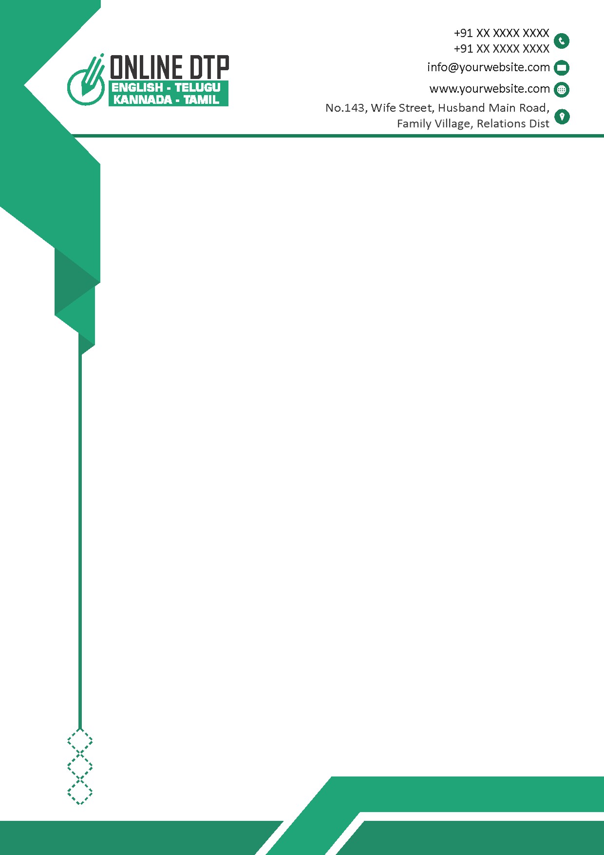 Premium Business Letterhead Design 247