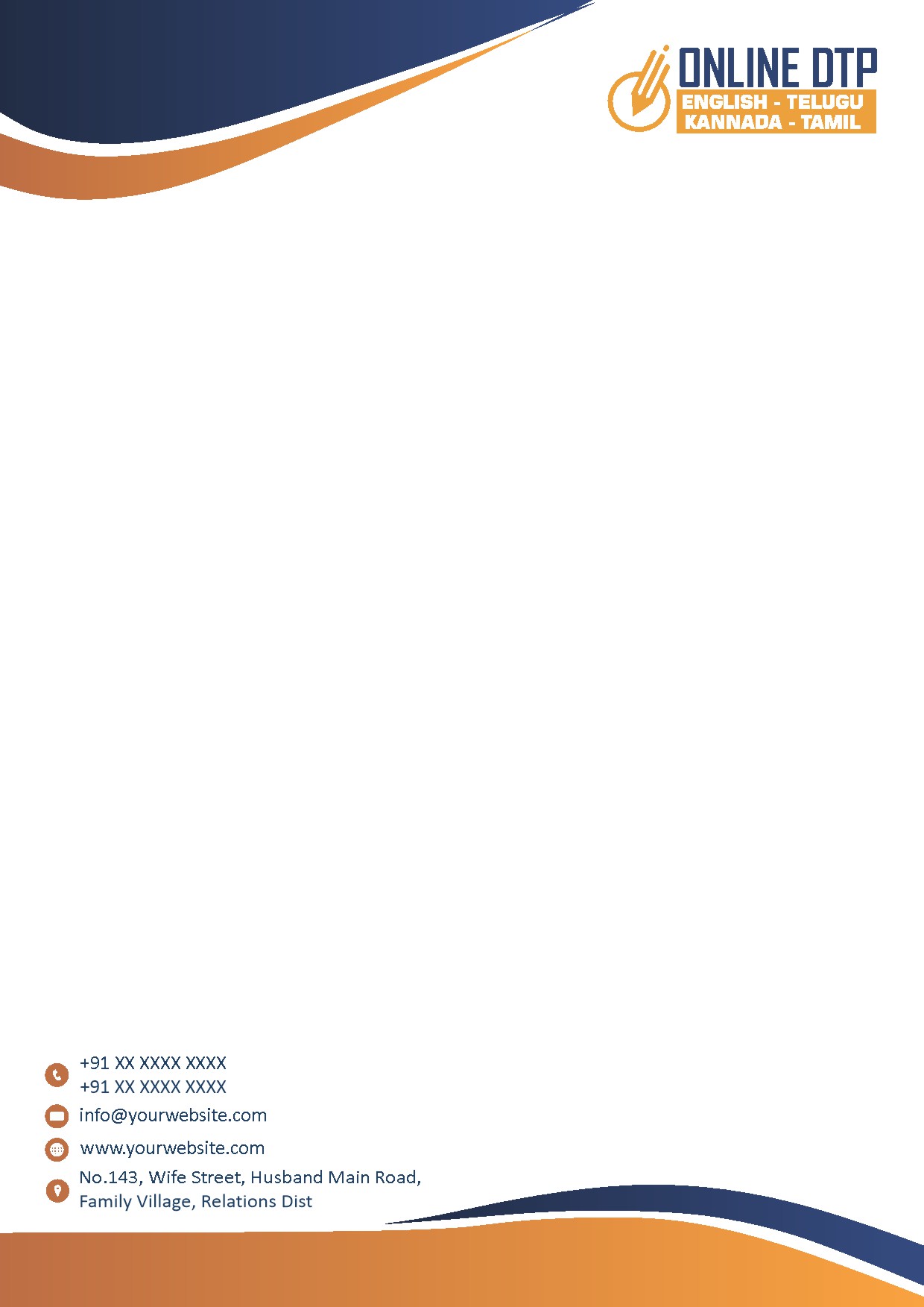 Classic Office Letterhead Design 250