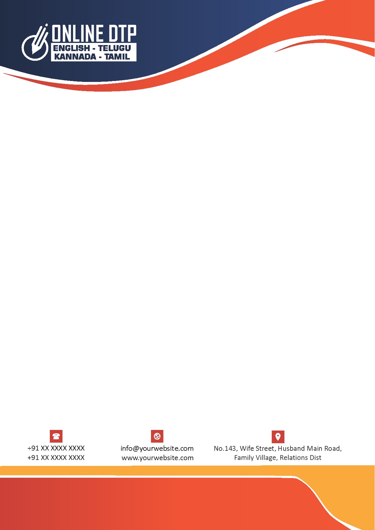Premium Business Letterhead Design 252