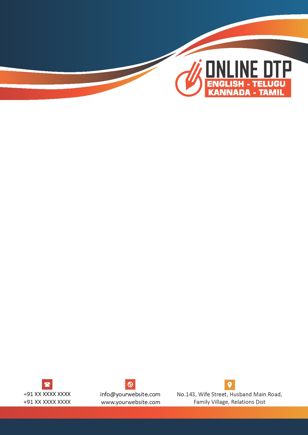 Creative Professional Letterhead Design 253