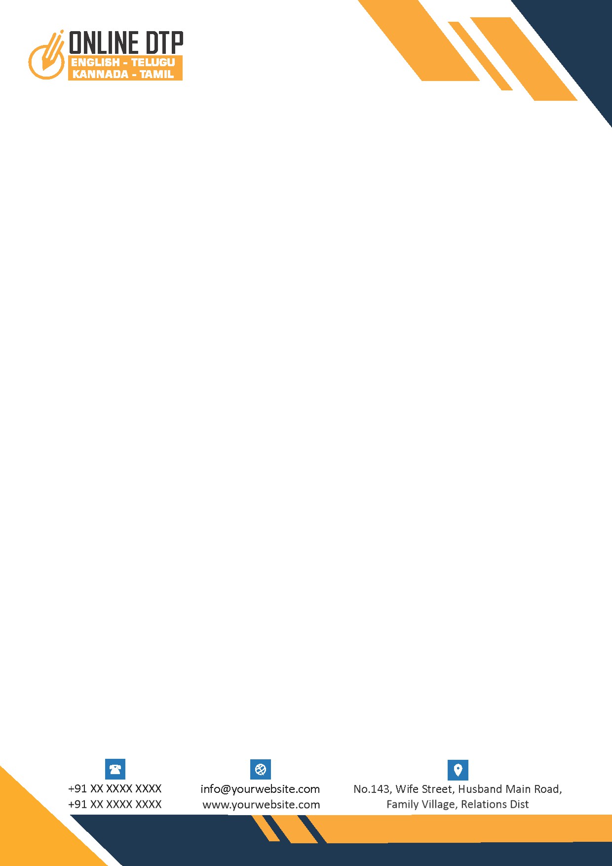 Classic Office Letterhead Design 255