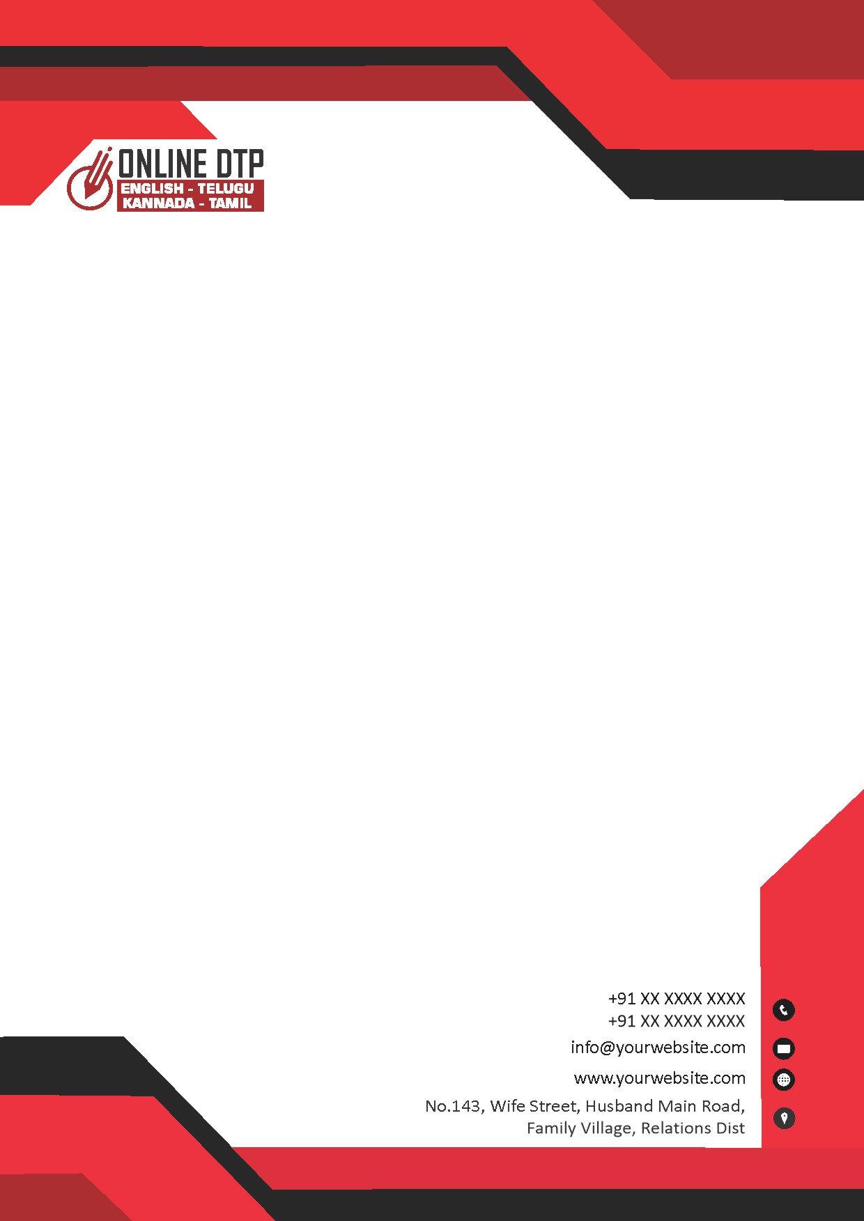 Creative Professional Letterhead Design 258