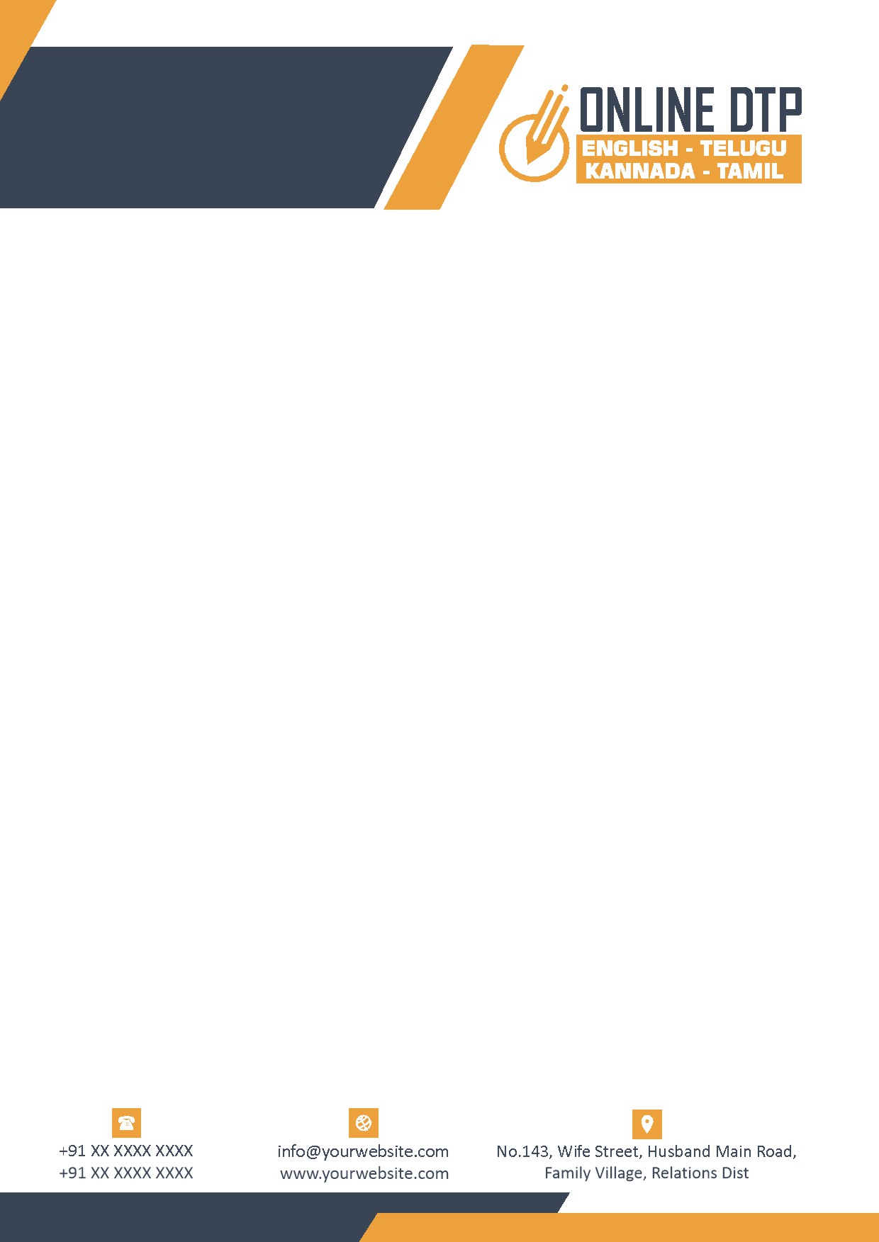 Modern Corporate Letterhead Design 261