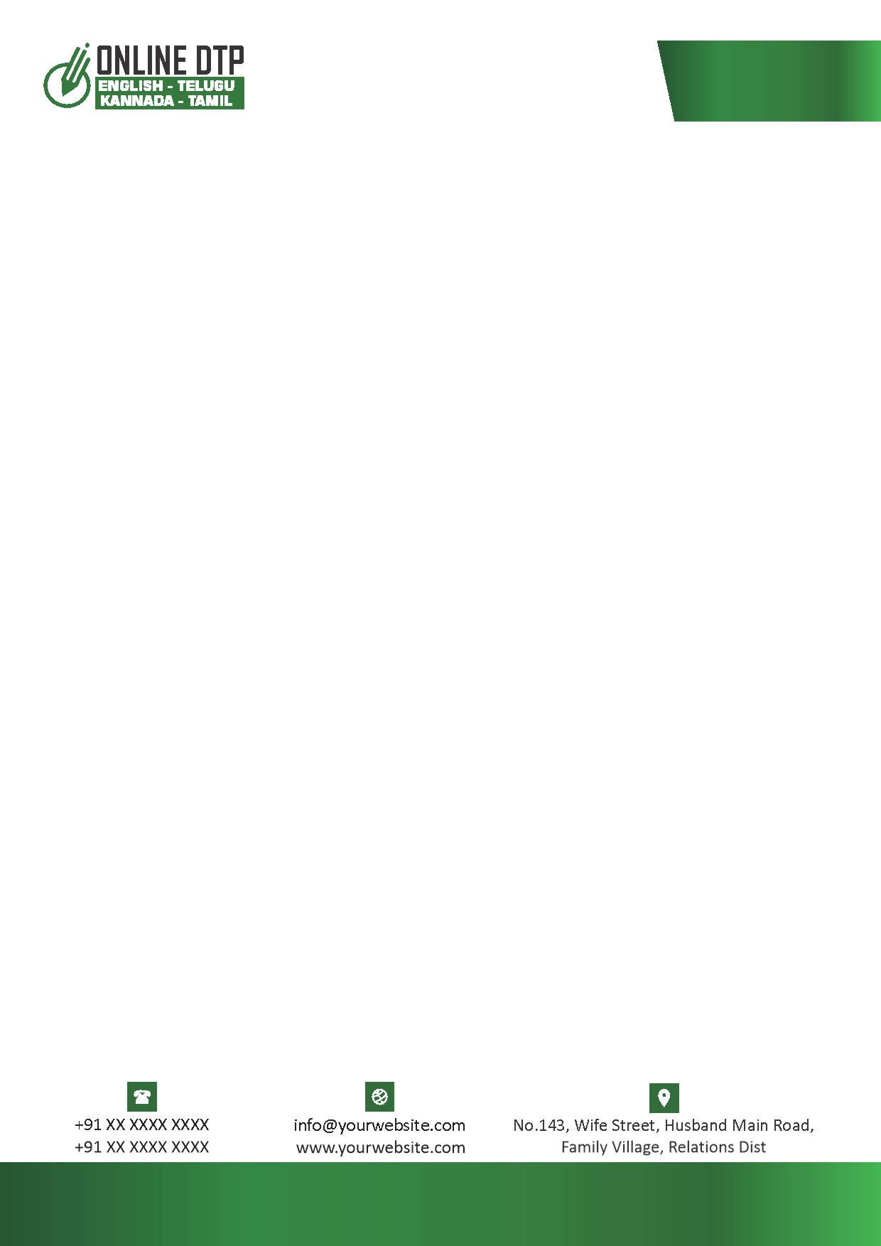 Creative Professional Letterhead Design 263