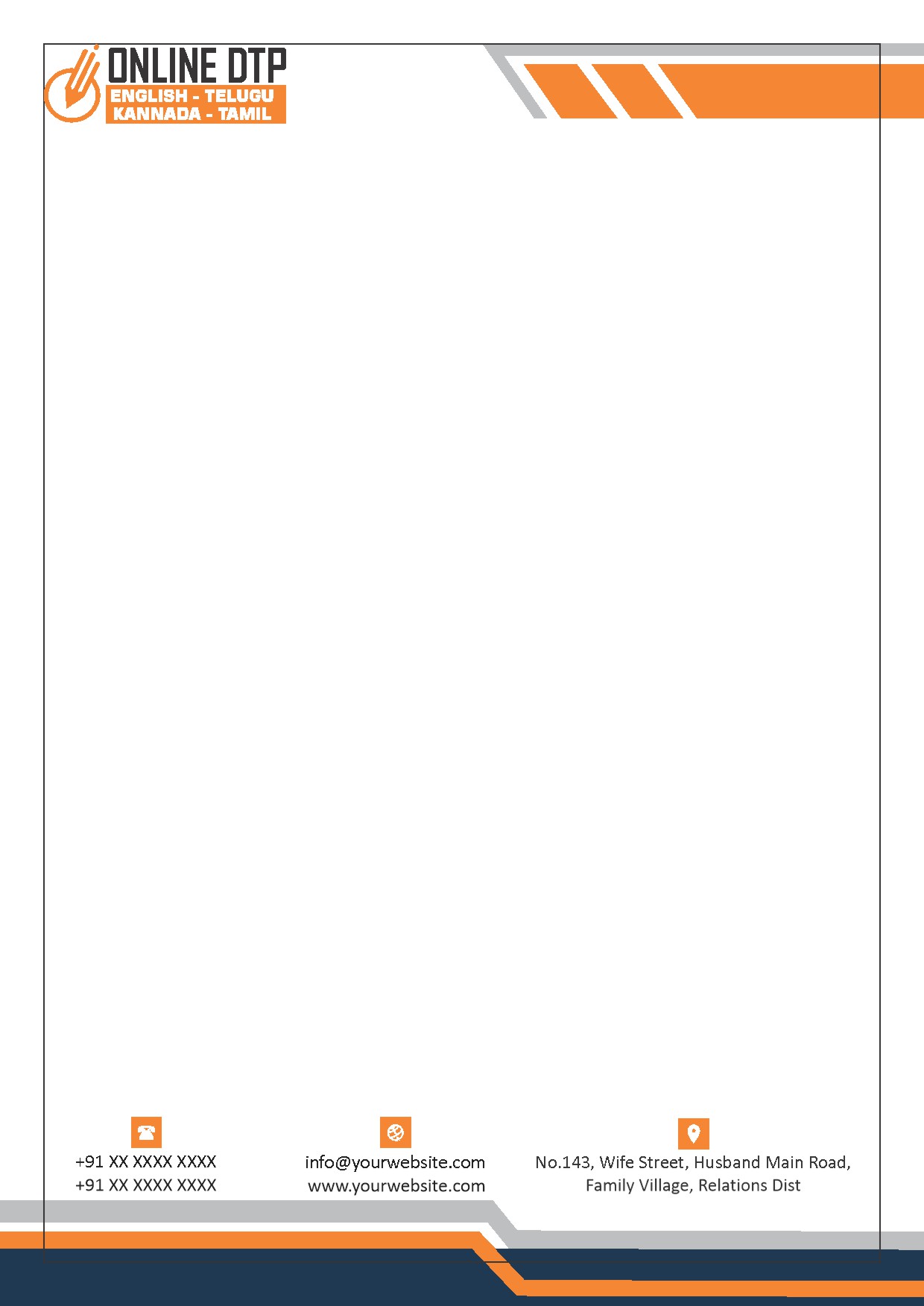 Elegant Minimal Letterhead Design 264