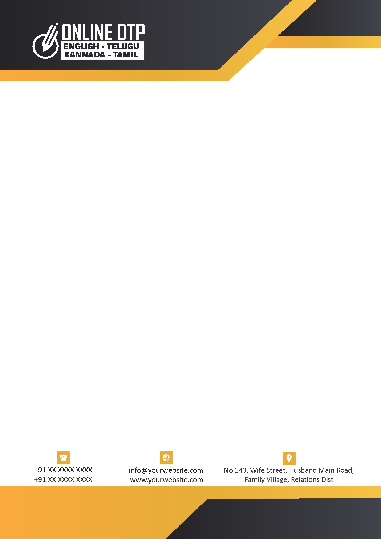 Classic Office Letterhead Design 265