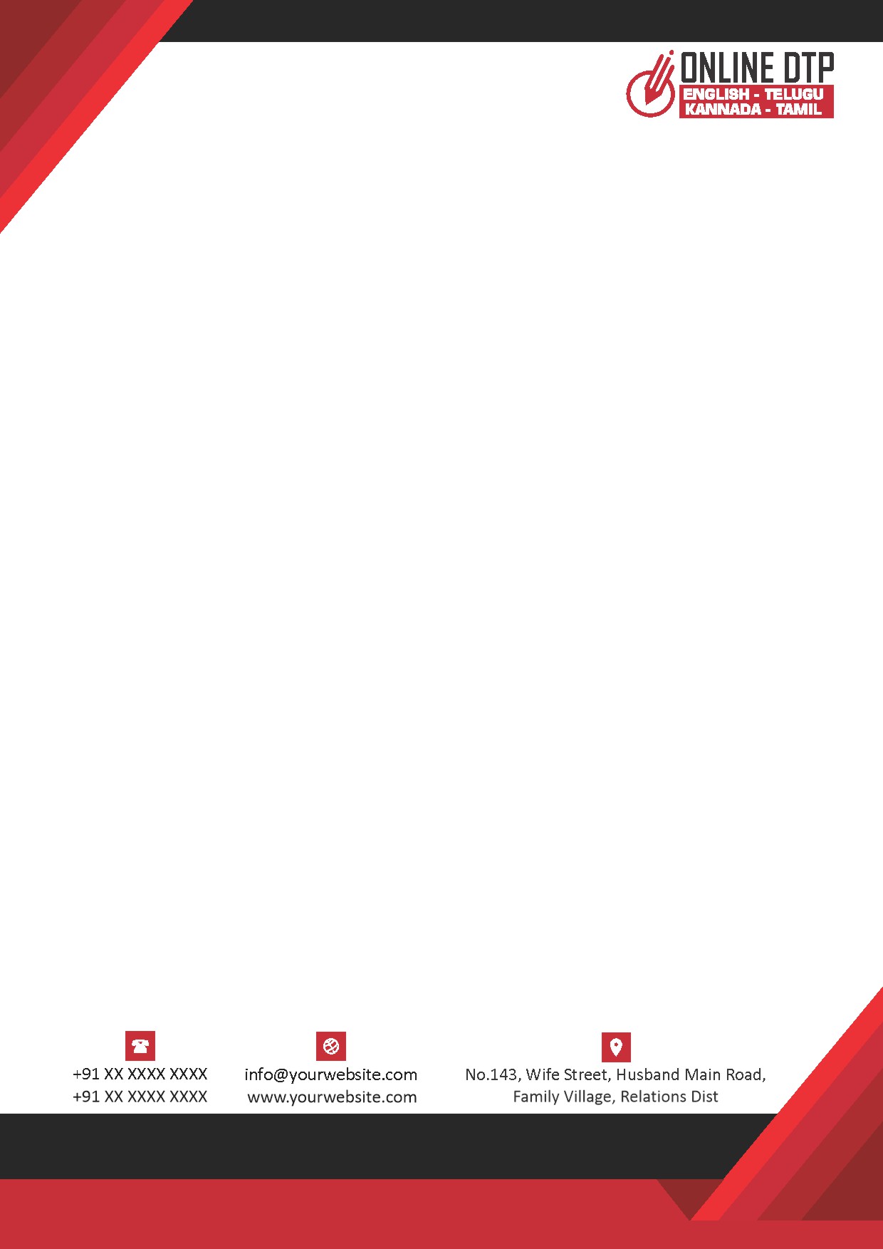 Premium Business Letterhead Design 267