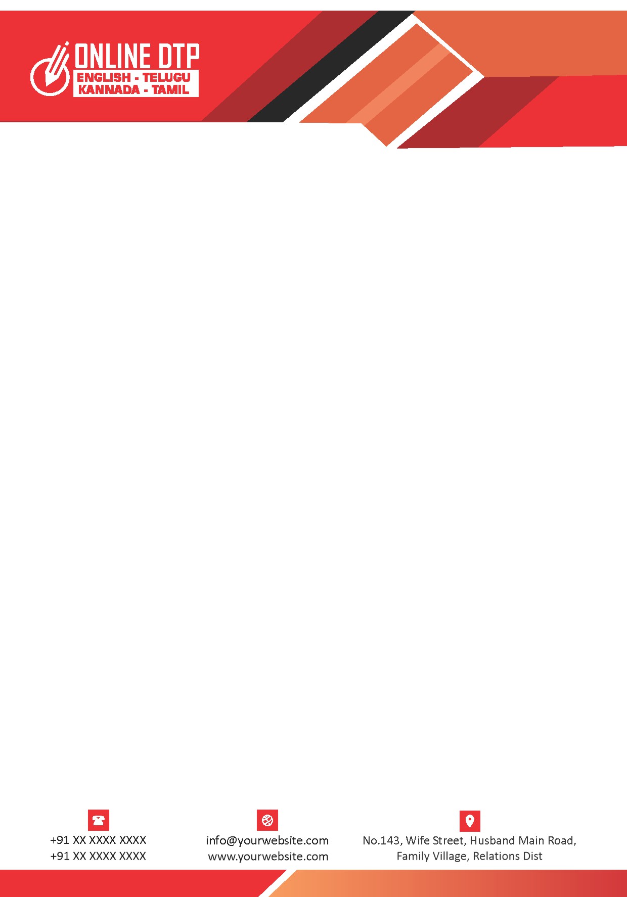 Creative Professional Letterhead Design 268