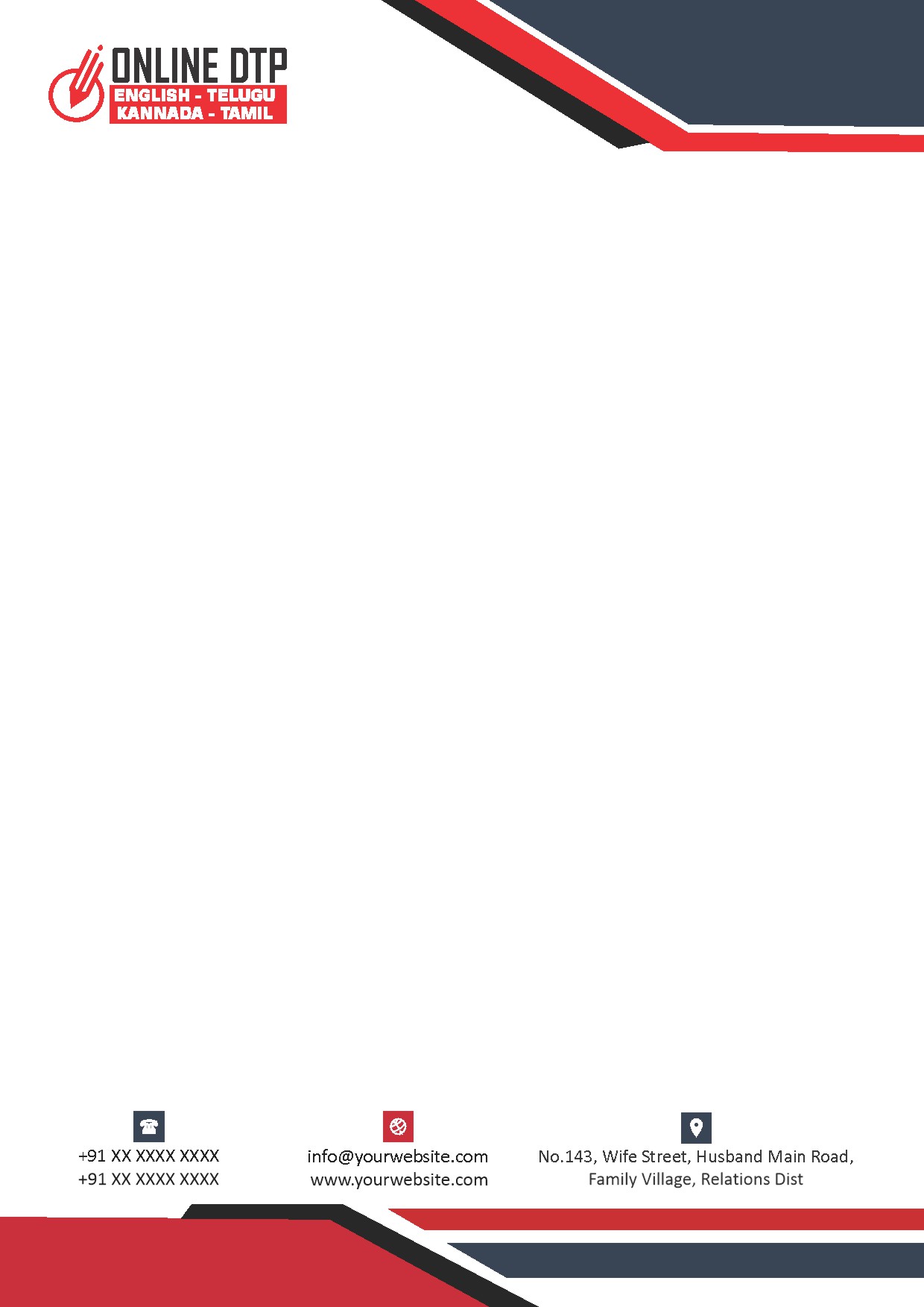 Elegant Minimal Letterhead Design 279