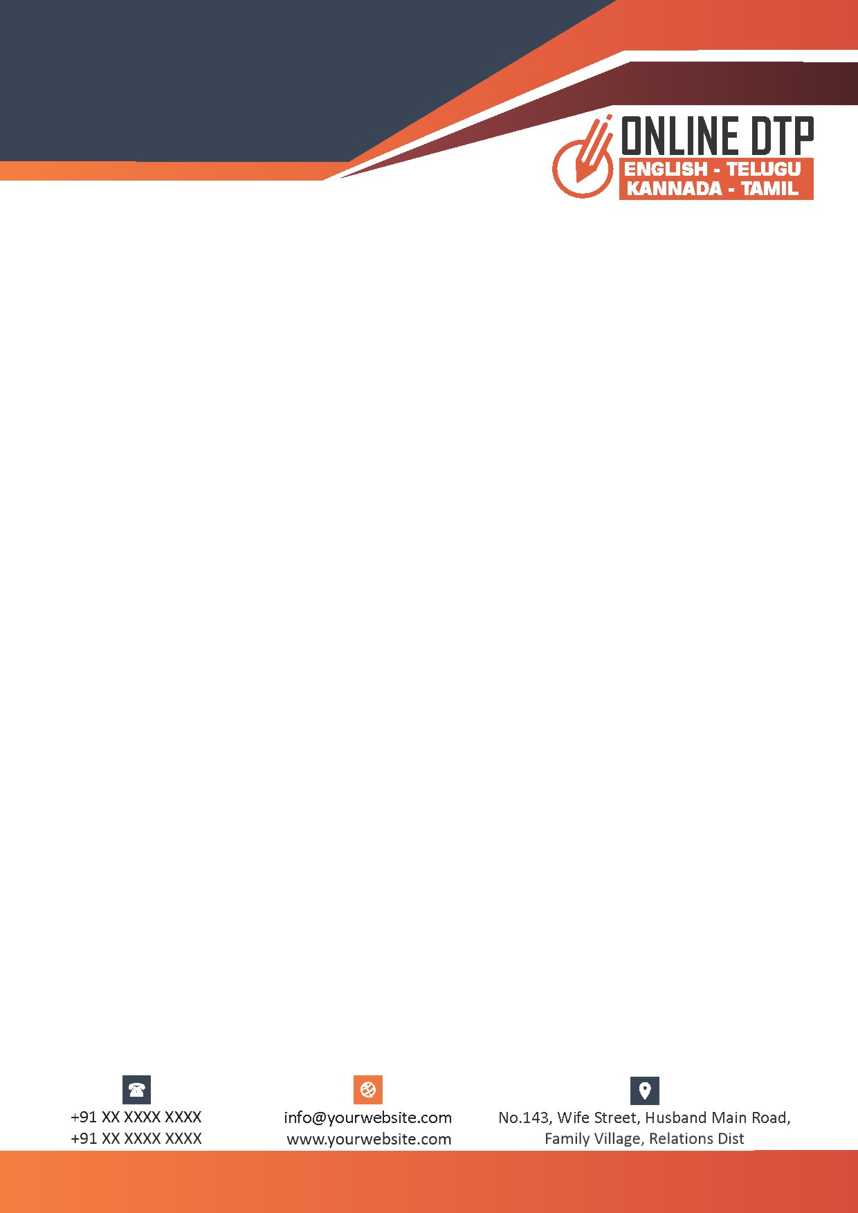 Classic Office Letterhead Design 280