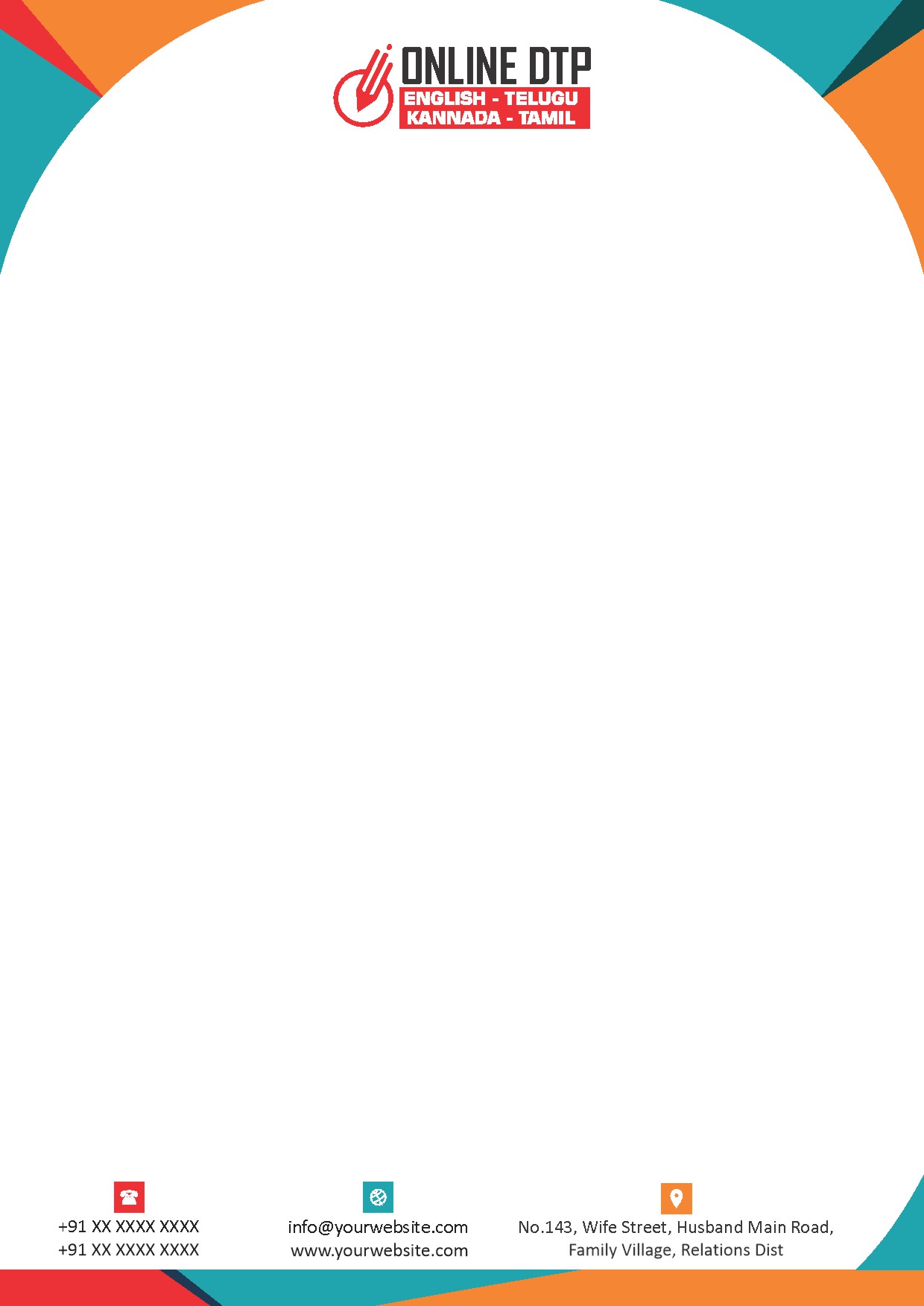 Premium Business Letterhead Design 282