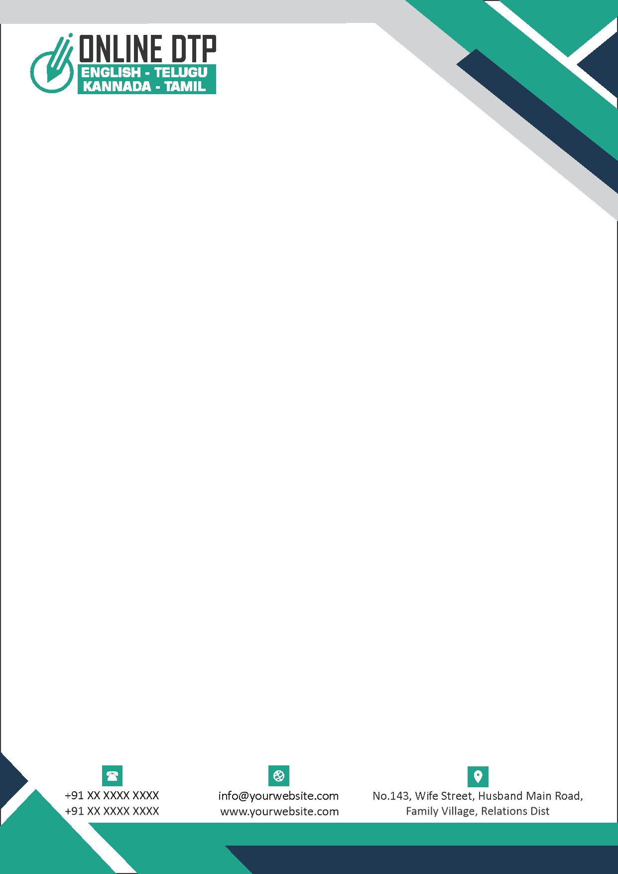 Creative Professional Letterhead Design 283