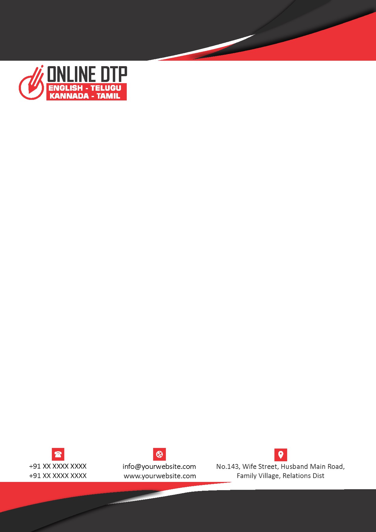 Classic Office Letterhead Design 285