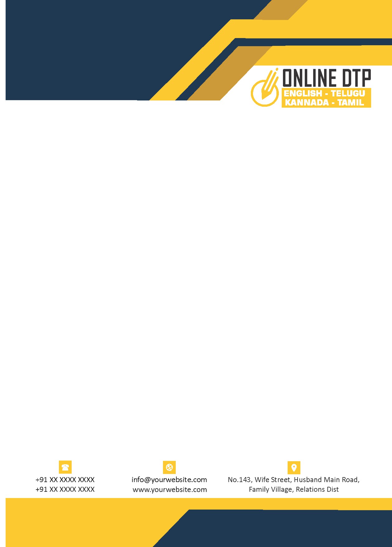 Premium Business Letterhead Design 287