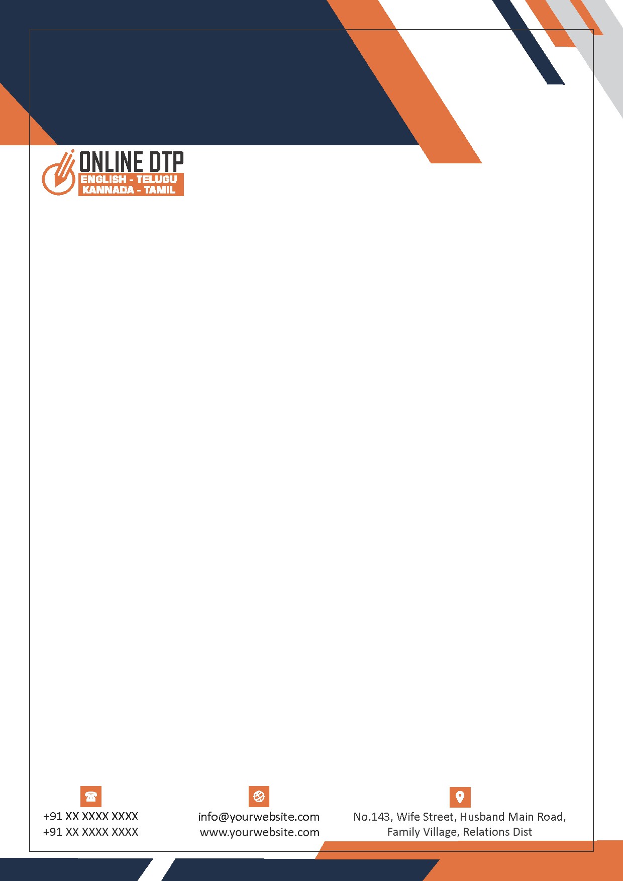 Elegant Minimal Letterhead Design 289