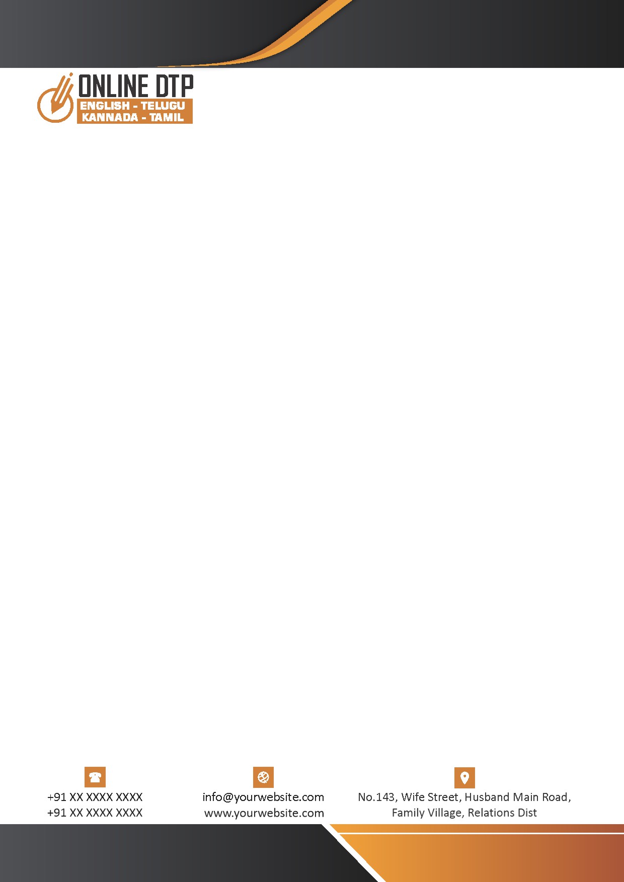 Premium Business Letterhead Design 292