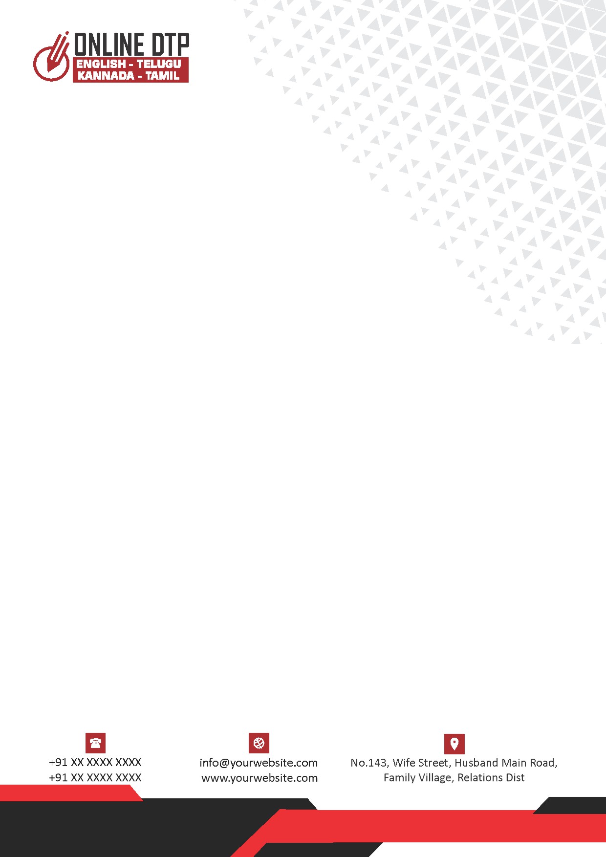 Premium Business Letterhead Design 297