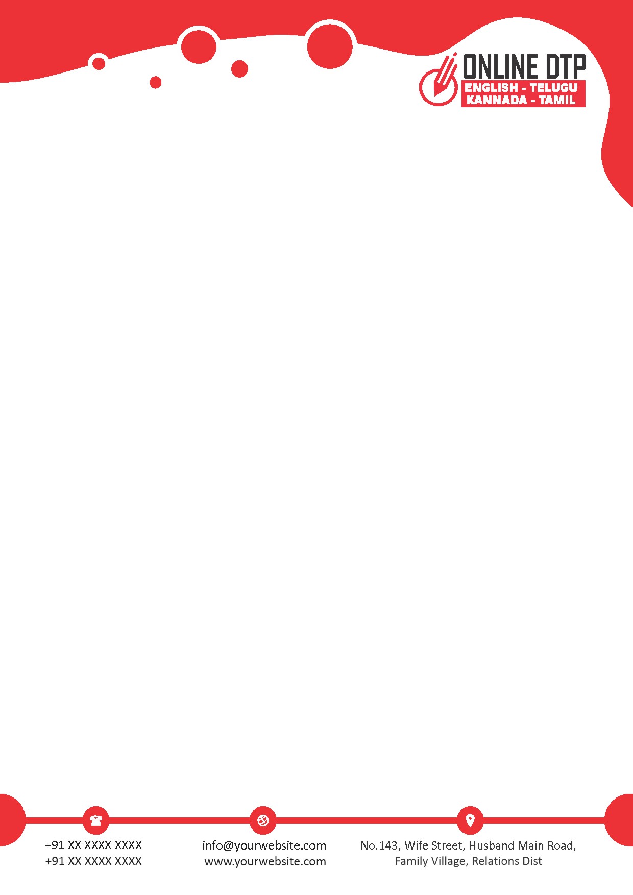 Creative Professional Letterhead Design 303