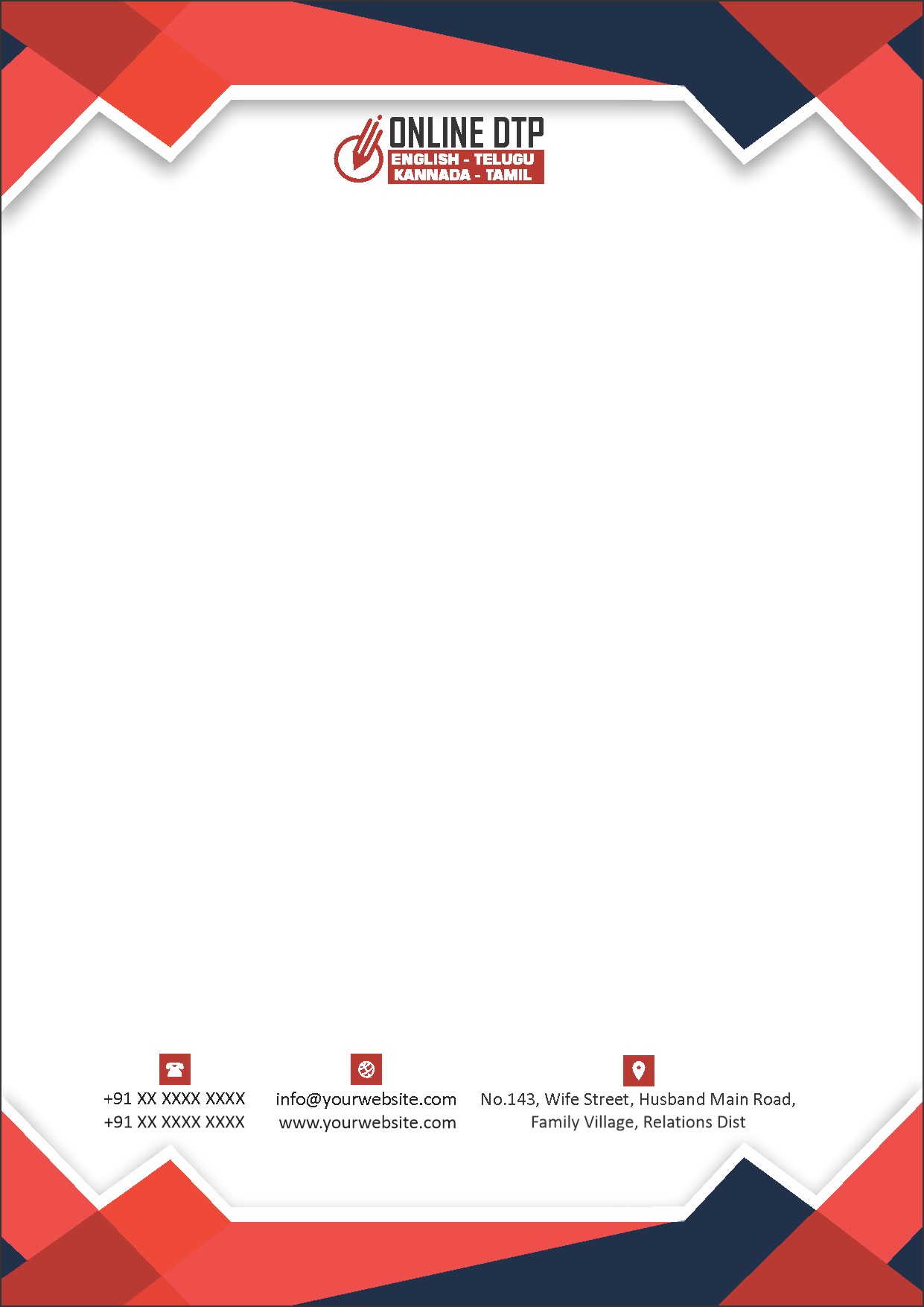 Elegant Minimal Letterhead Design 309