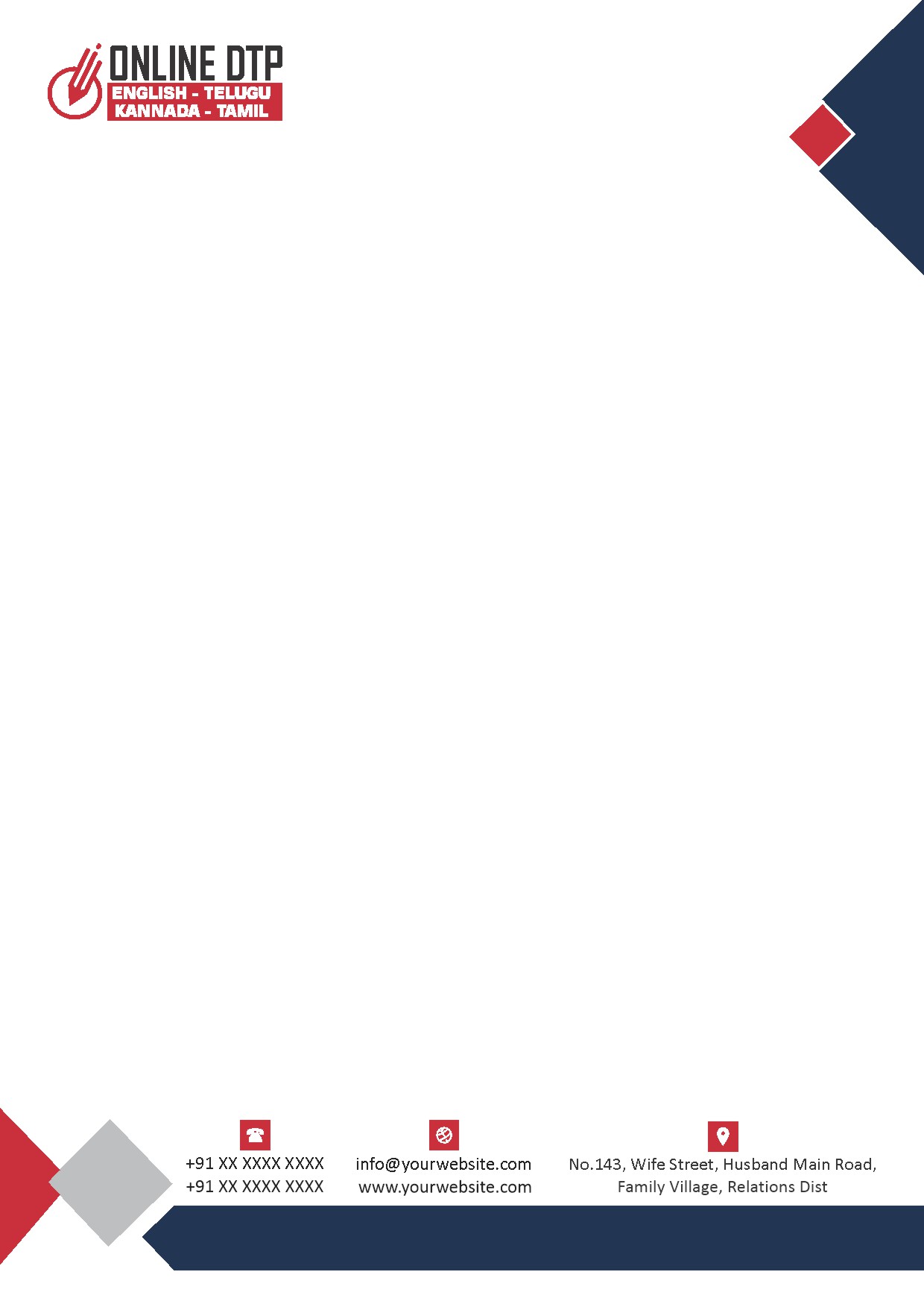 Premium Business Letterhead Design 312