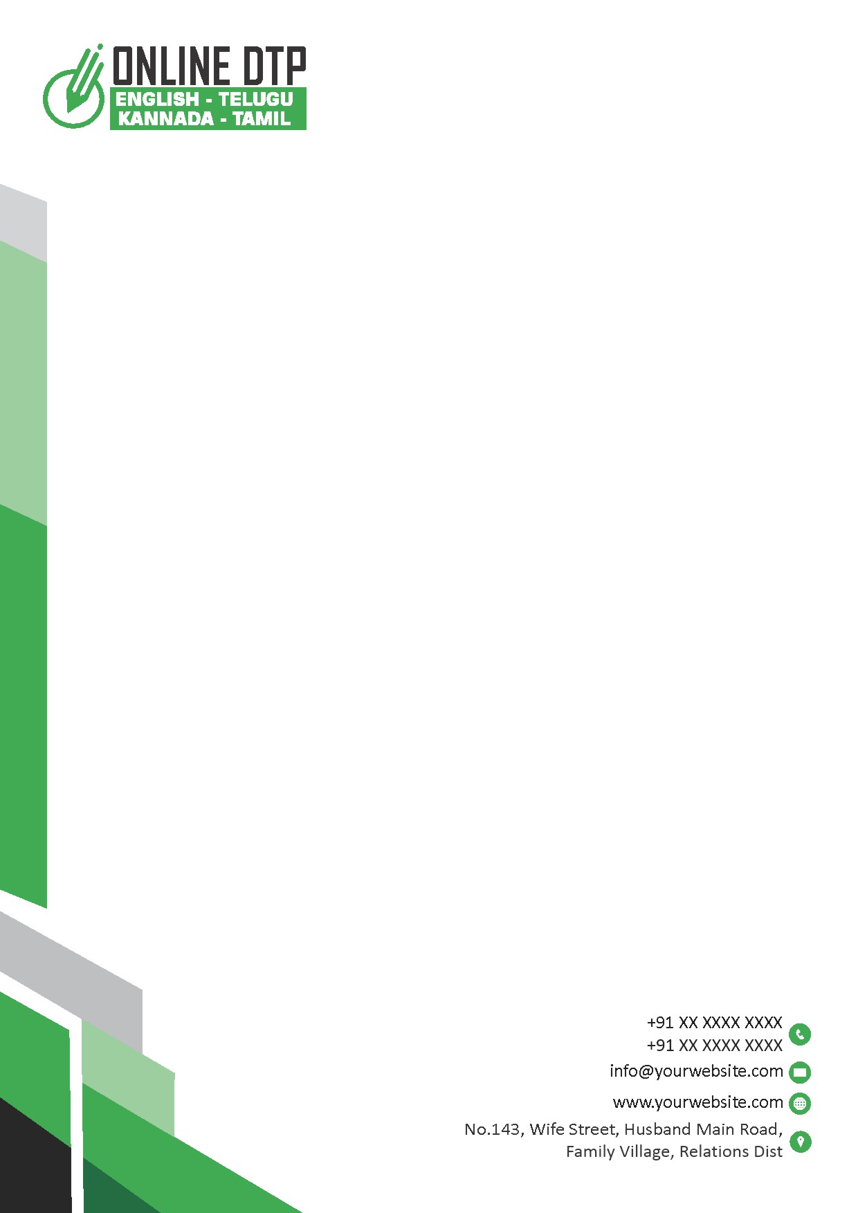 Creative Professional Letterhead Design 318