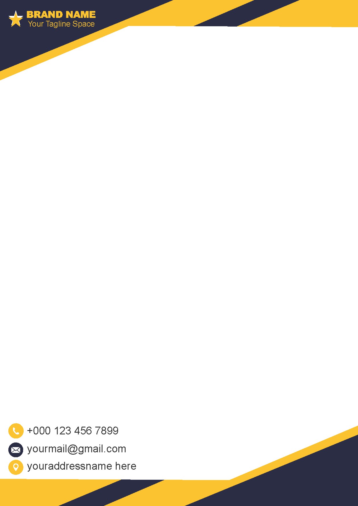 Modern Corporate Letterhead Design 321