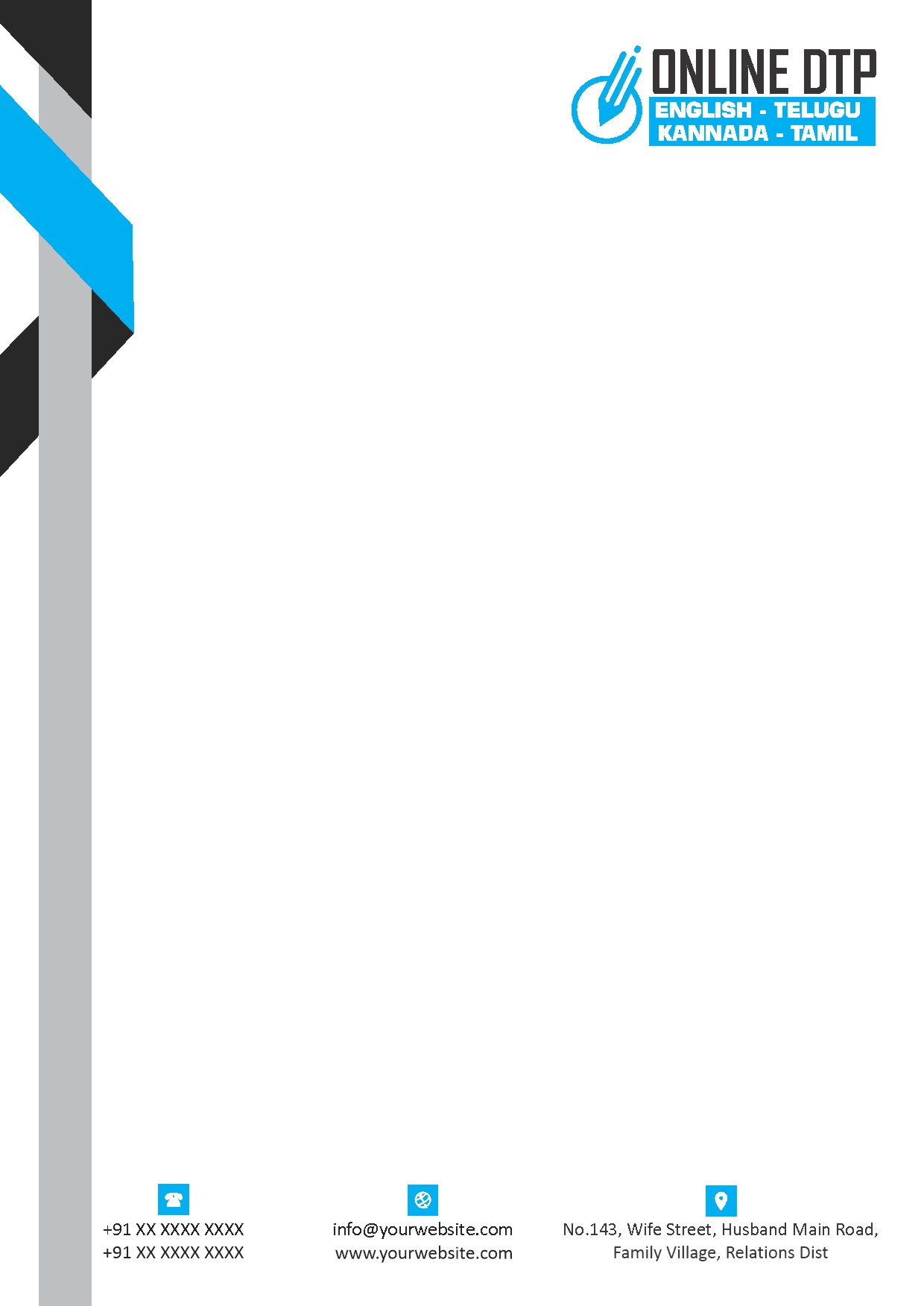 Creative Professional Letterhead Design 323