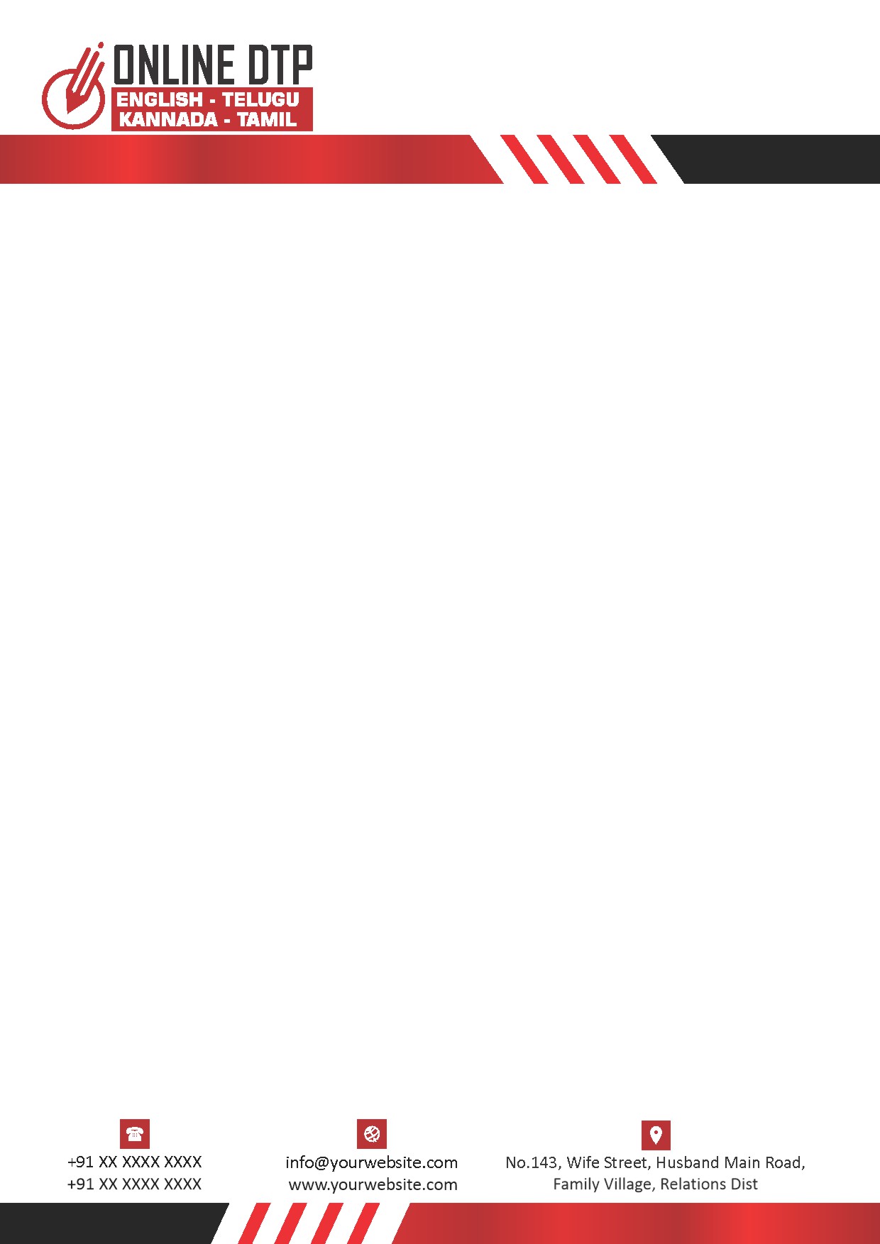 Classic Office Letterhead Design 325