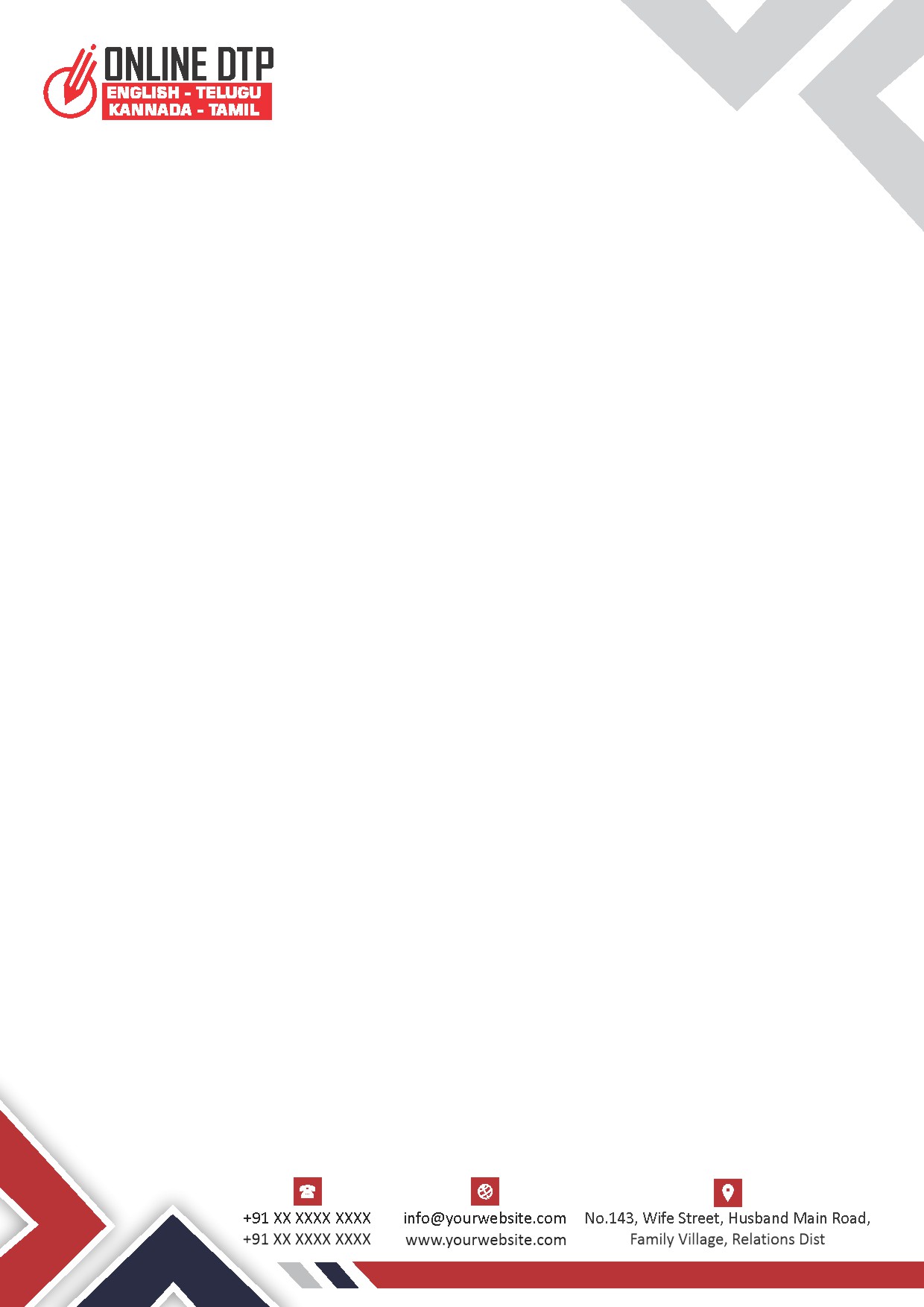 Premium Business Letterhead Design 327