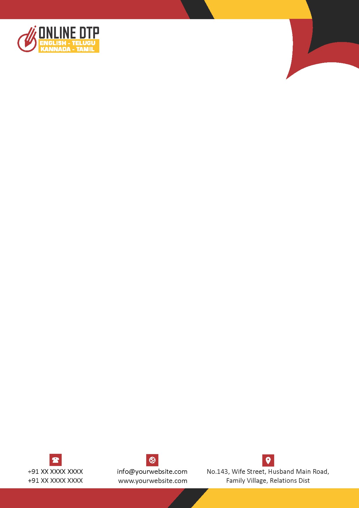 Creative Professional Letterhead Design 328