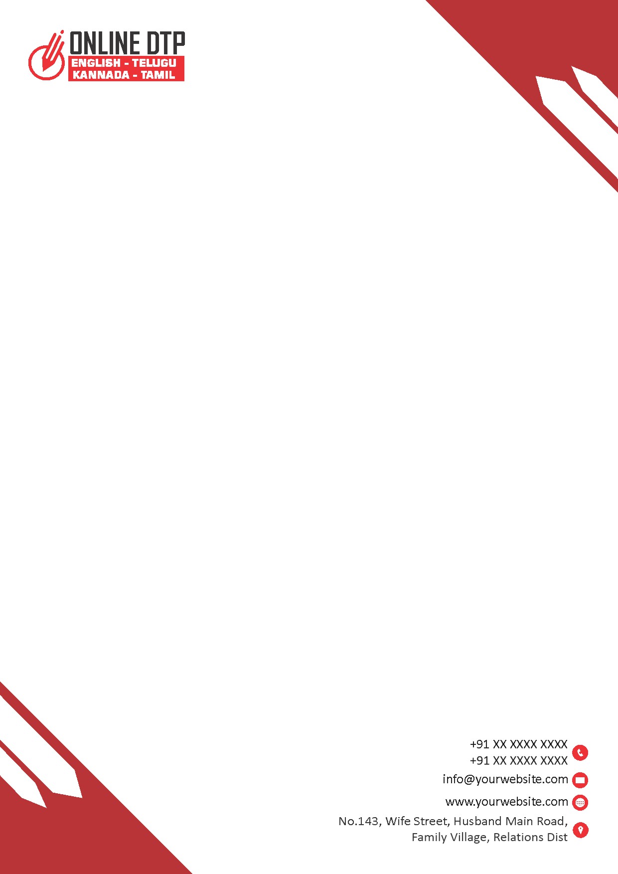 Creative Professional Letterhead Design 333