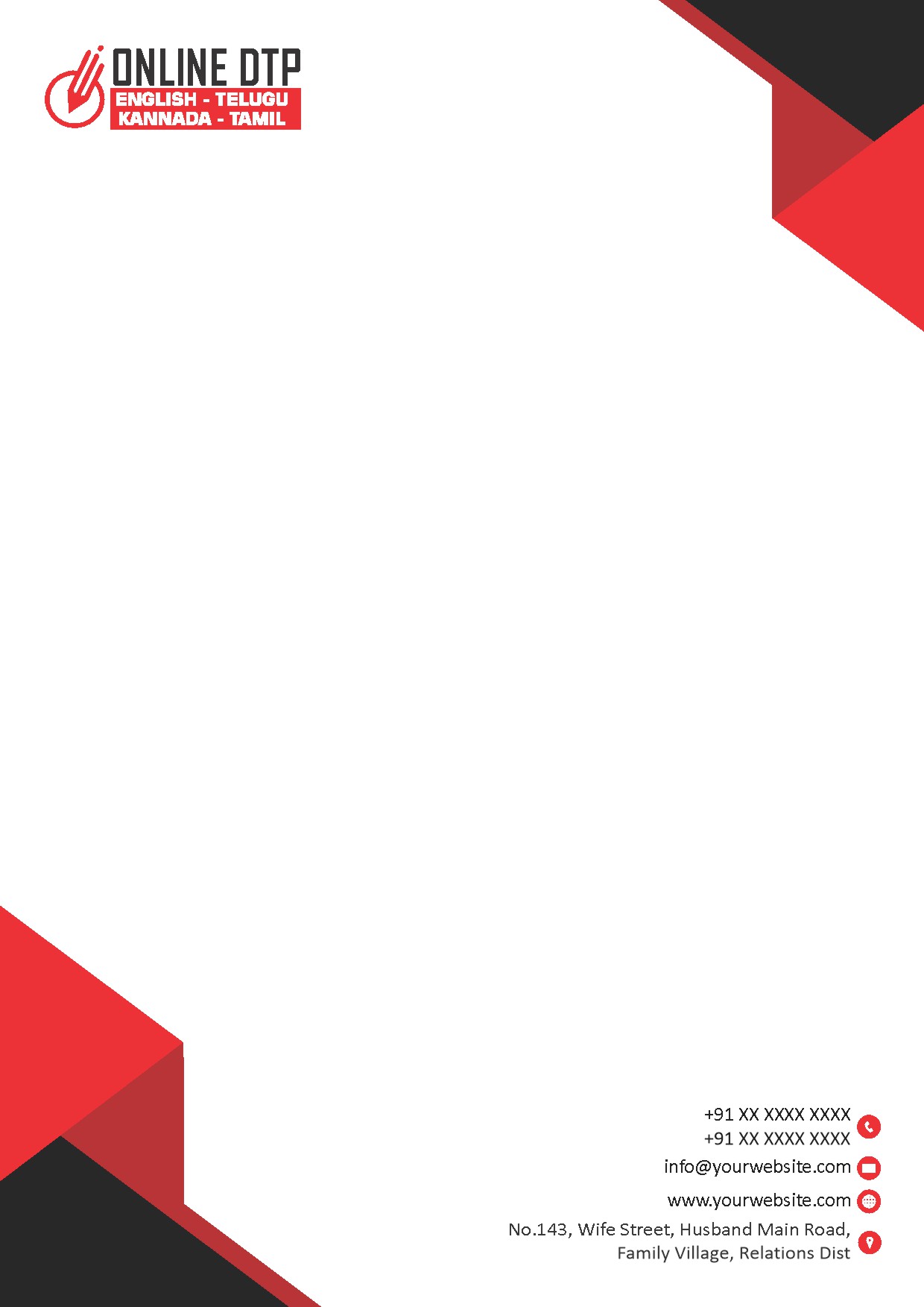 Elegant Minimal Letterhead Design 334