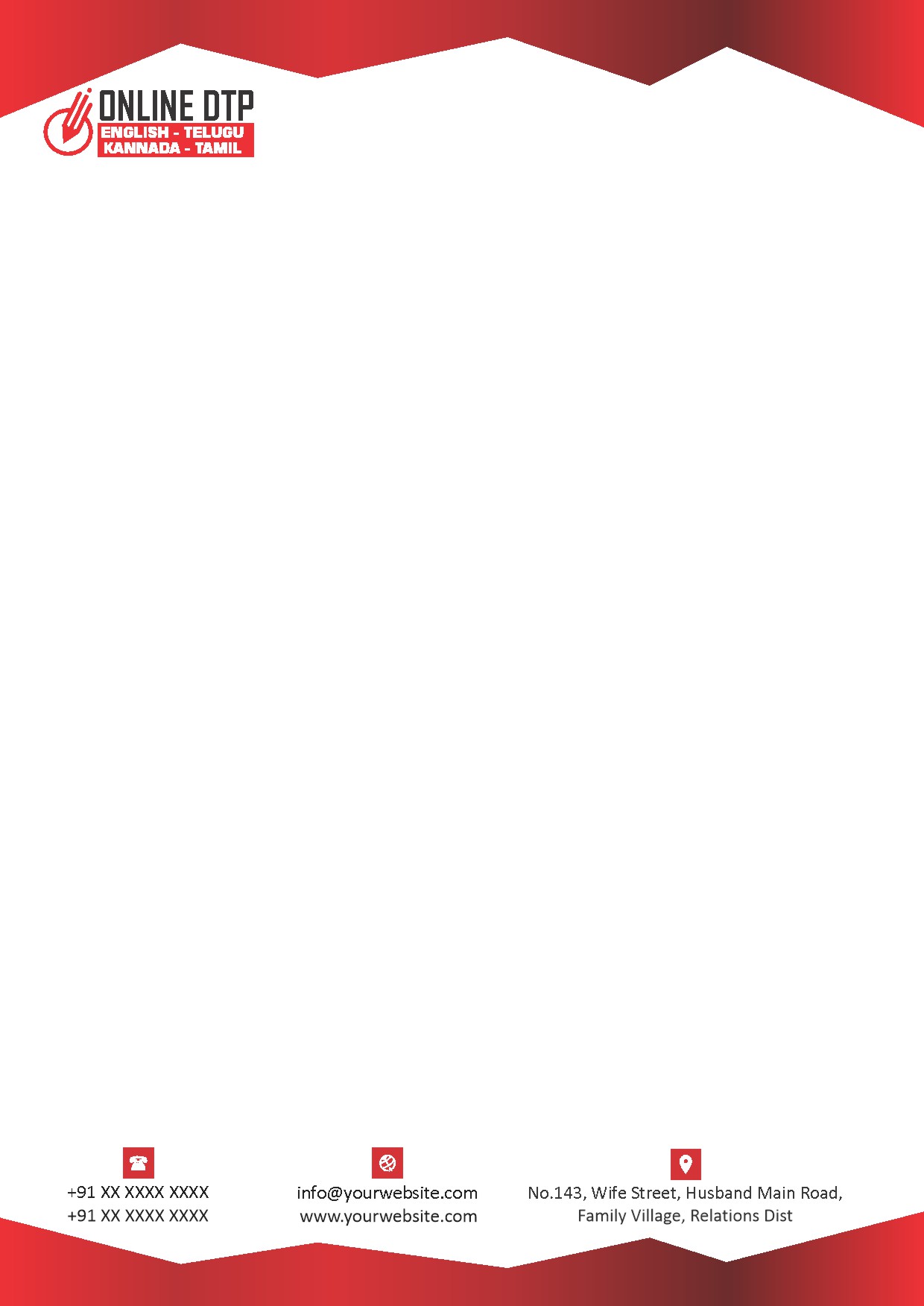Classic Office Letterhead Design 335
