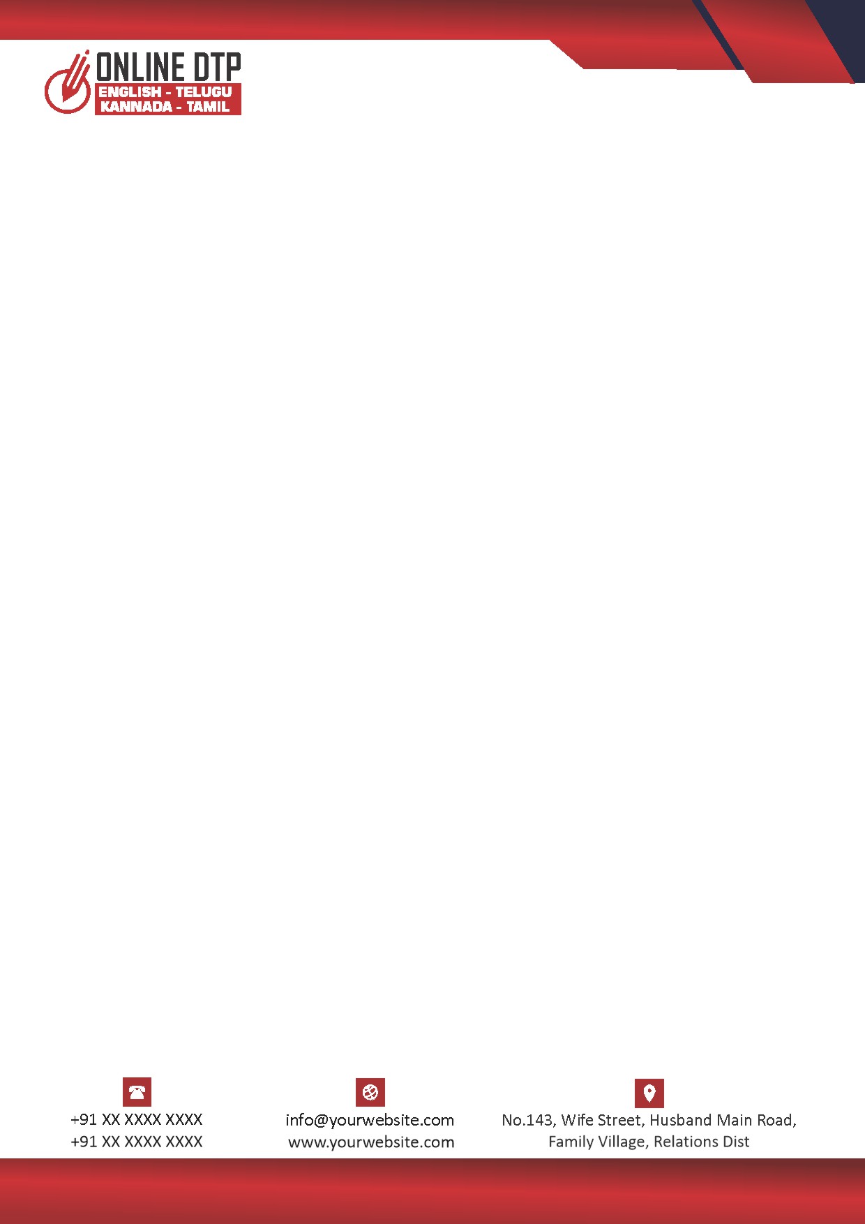 Elegant Minimal Letterhead Design 339