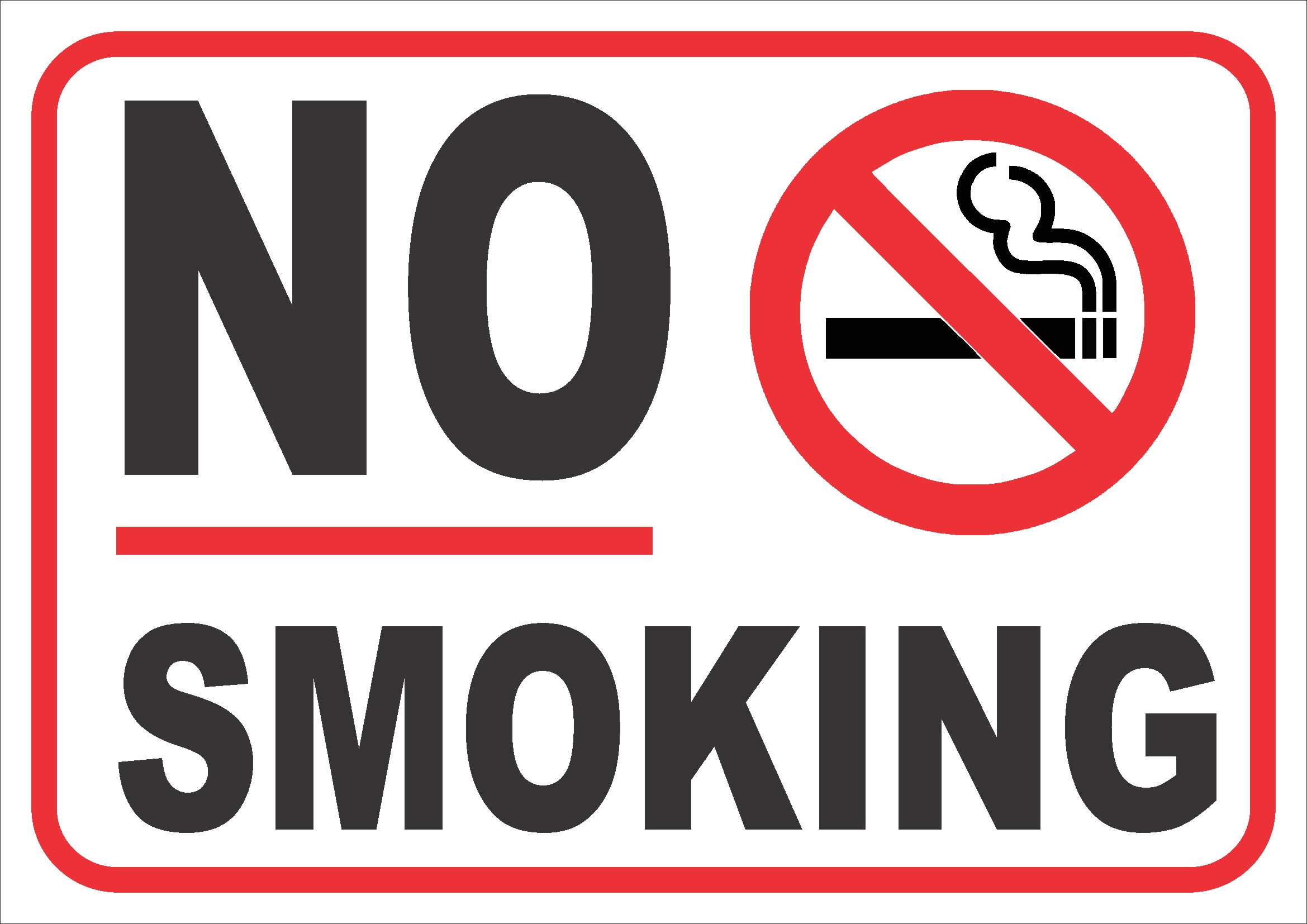 No Smoking Sign Board Design
