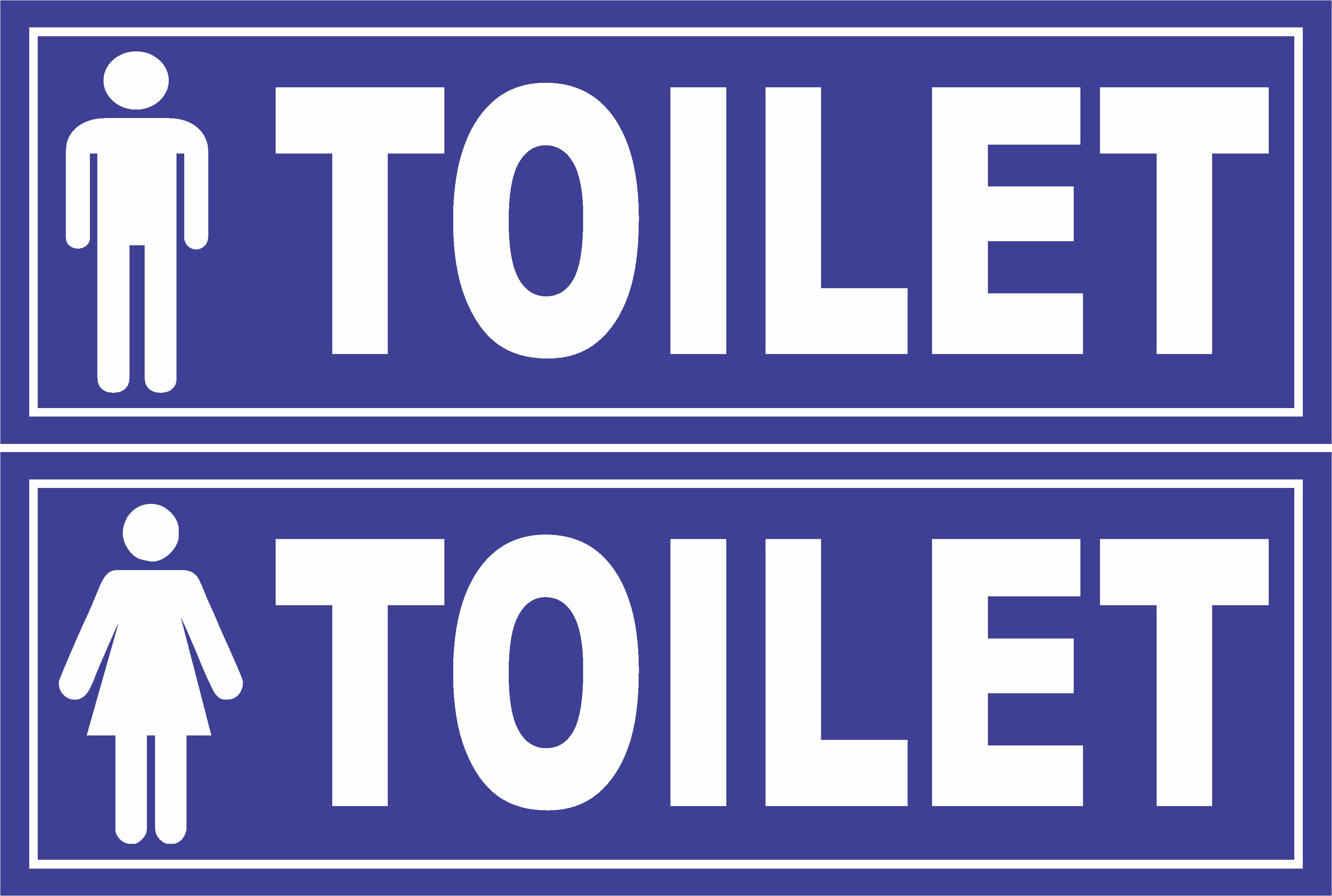 Toilet Sign Board Design