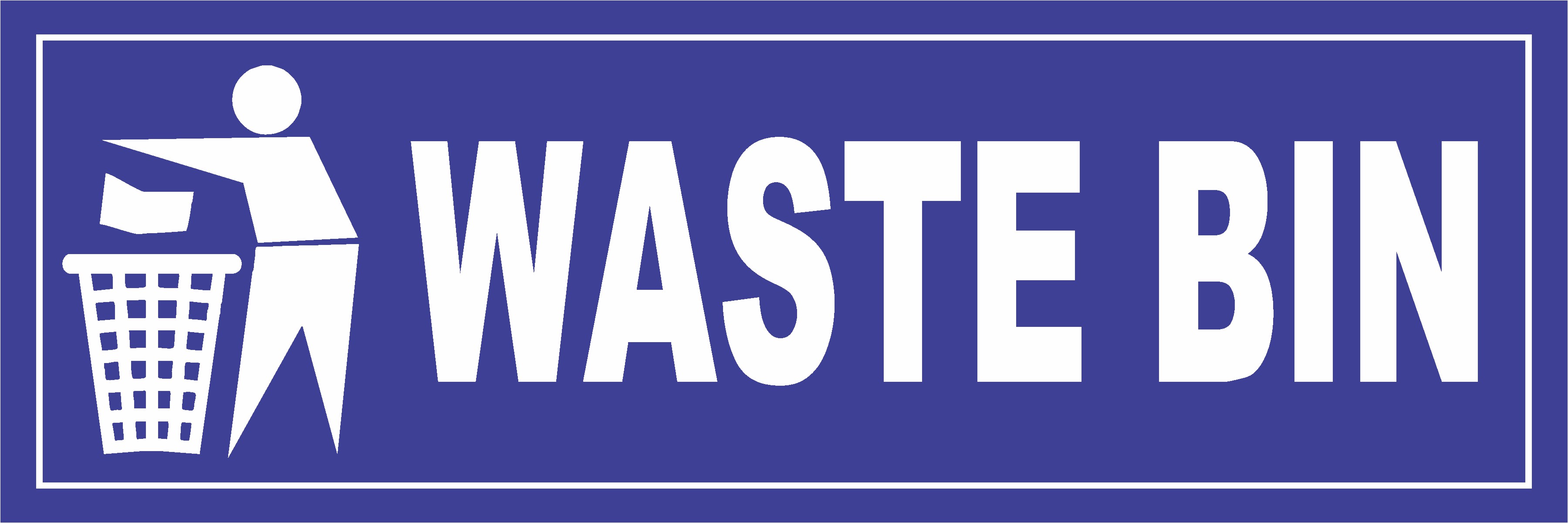 Waste Bin Sign Board Design